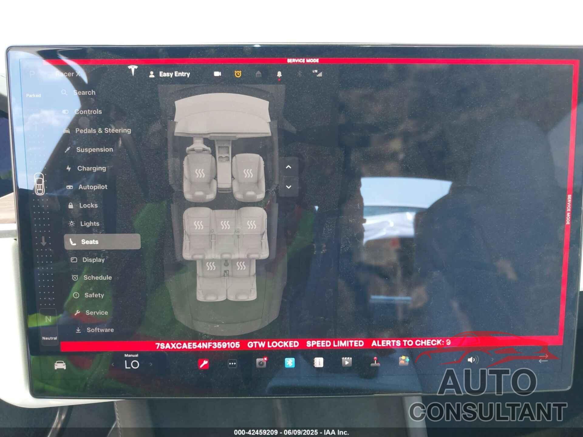 TESLA MODEL X 2022 - 7SAXCAE54NF359105