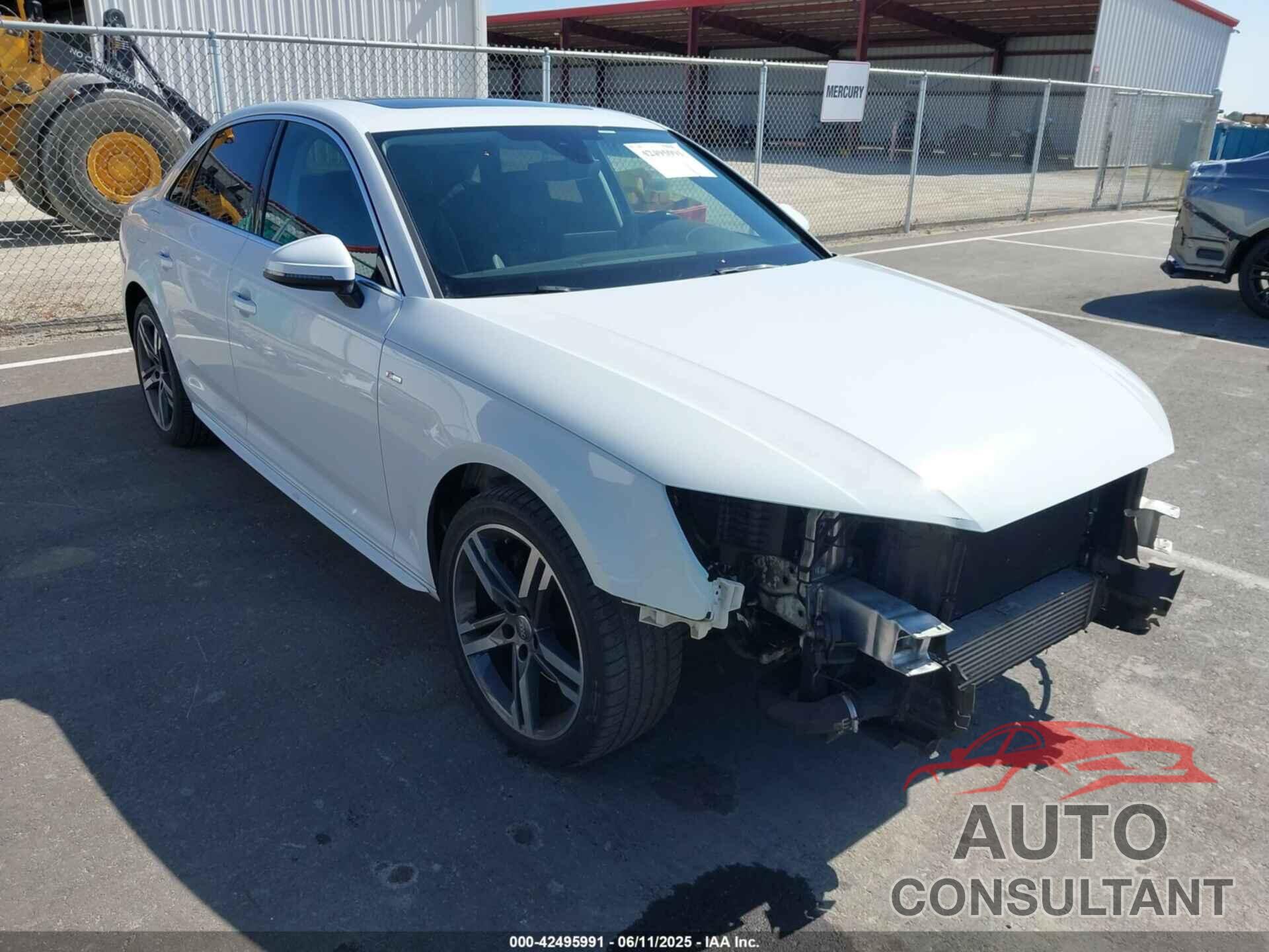 AUDI A4 2018 - WAULMAF49JA108756