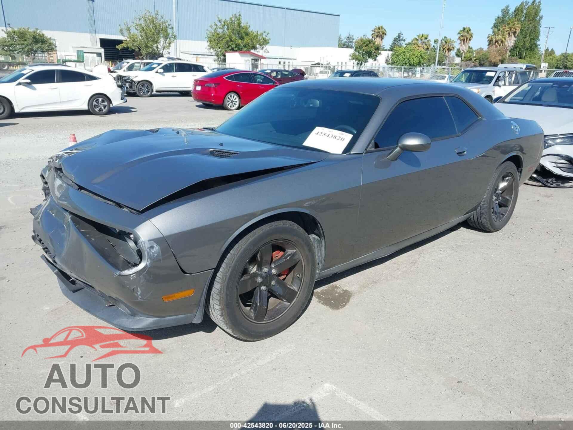 DODGE CHALLENGER 2012 - 2C3CDYAG3CH186360