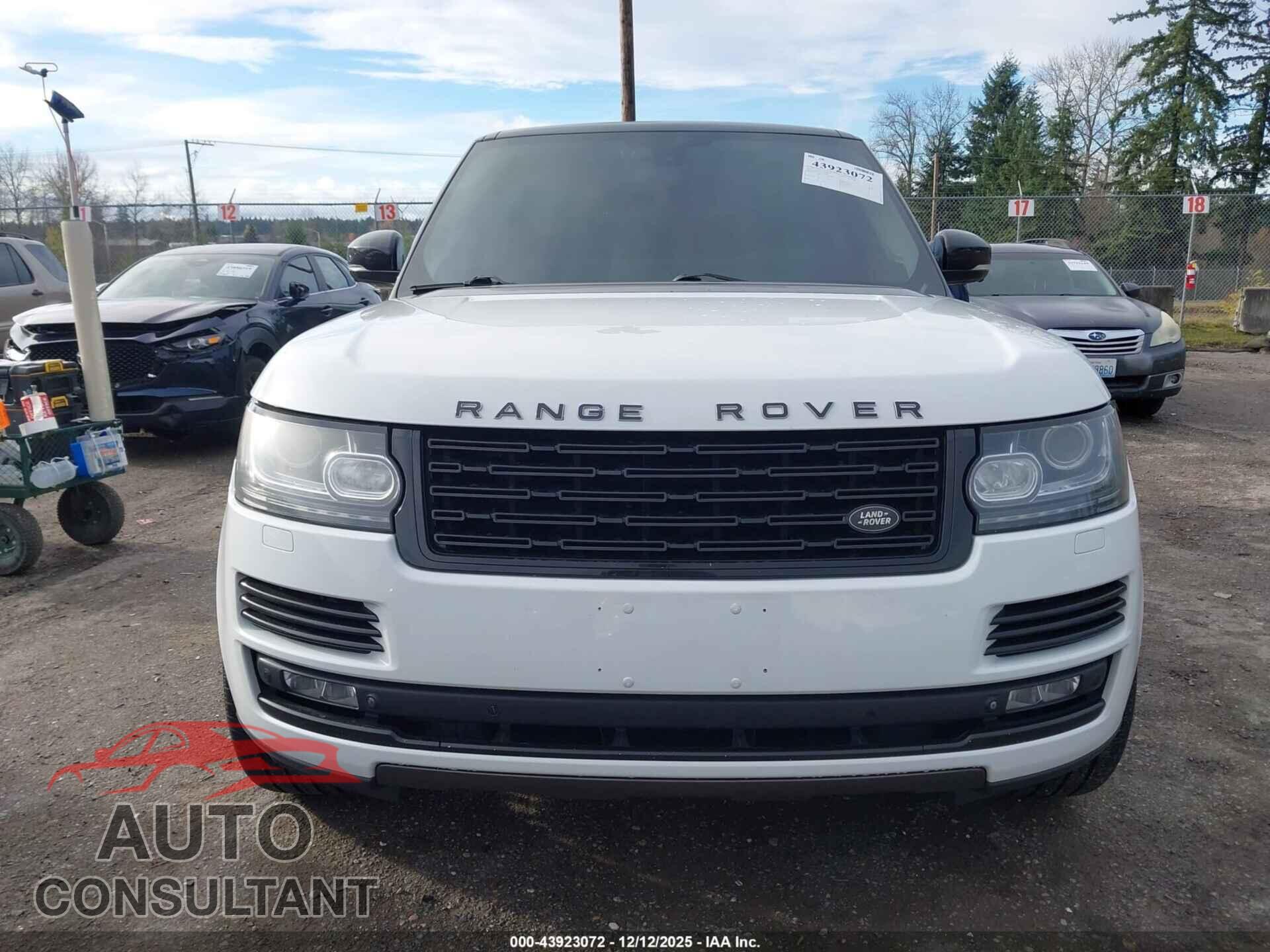 LAND ROVER RANGE ROVER 2013 - SALGS2EF0DA104921