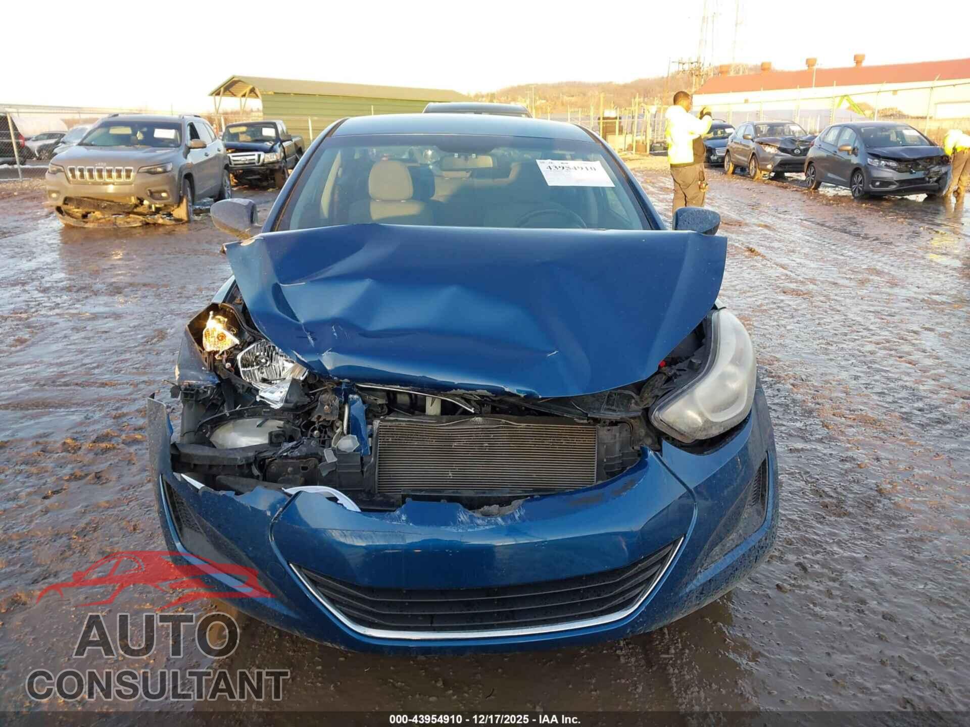 HYUNDAI ELANTRA 2014 - KMHDH4AE0EU190888