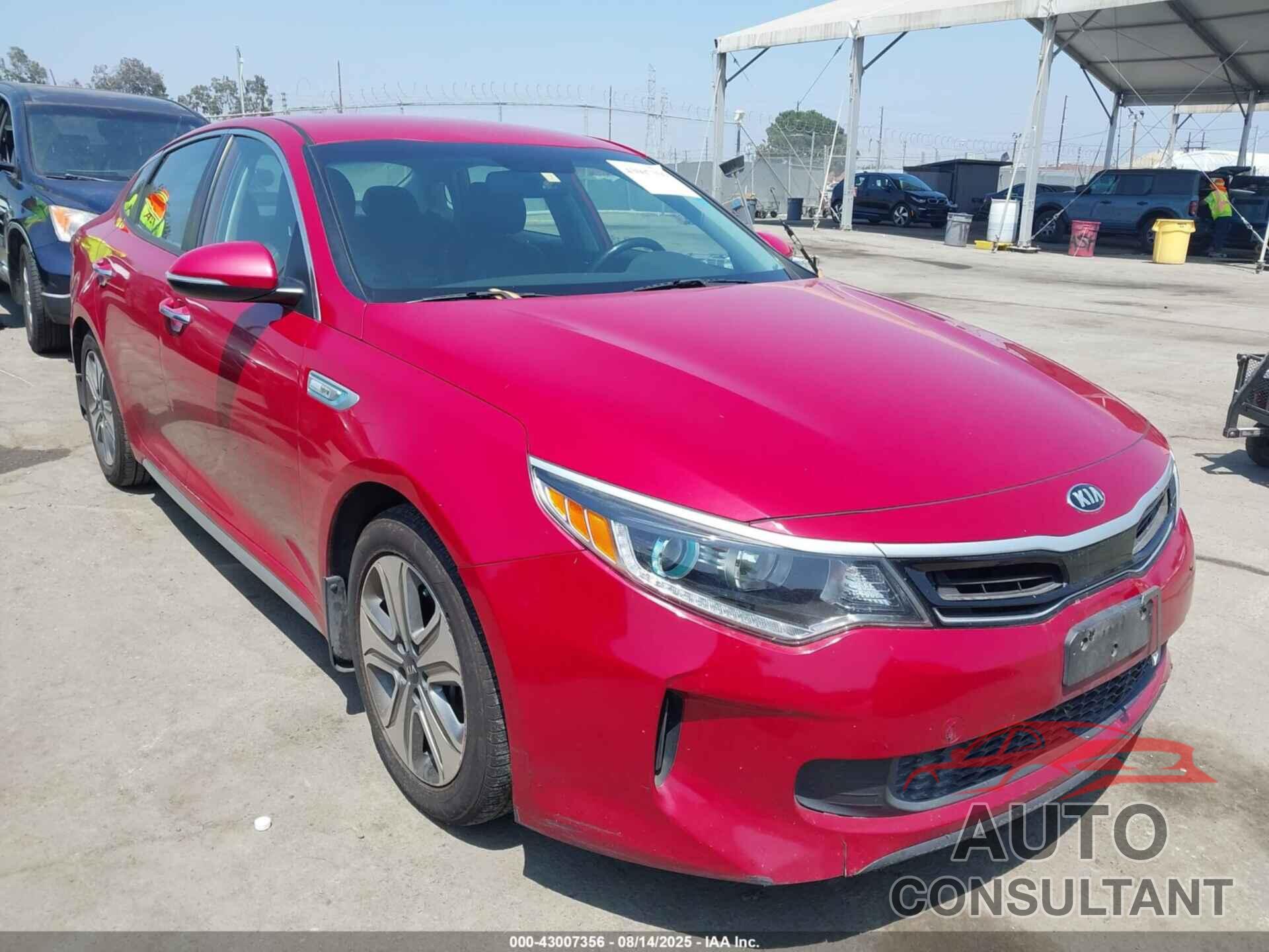 KIA OPTIMA HYBRID 2018 - KNAGU4LE6J5022698