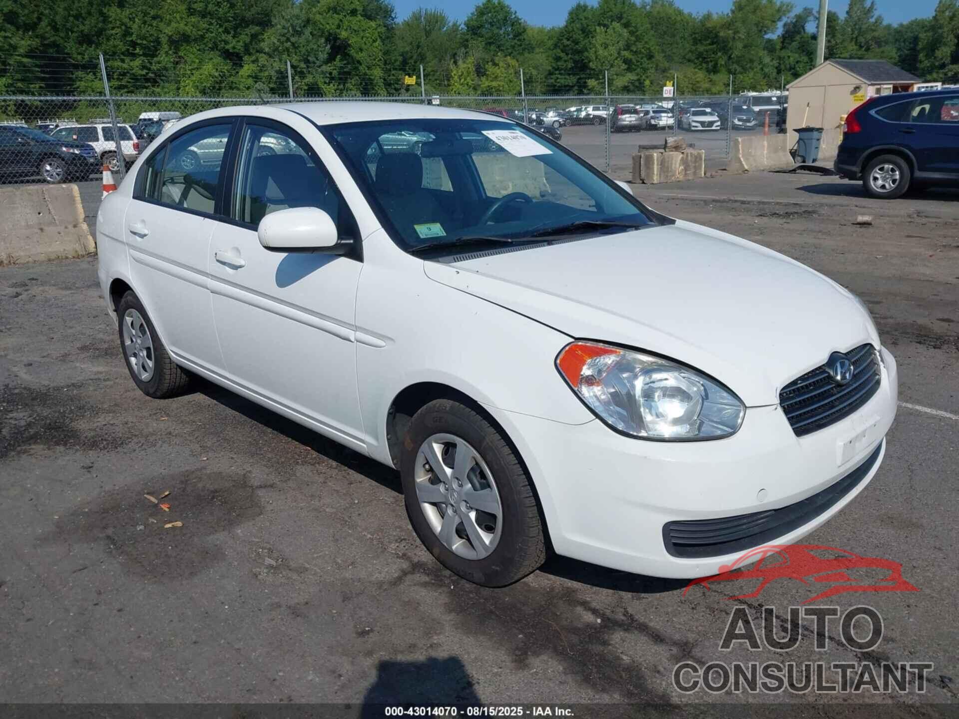 HYUNDAI ACCENT 2010 - KMHCN4AC9AU452291