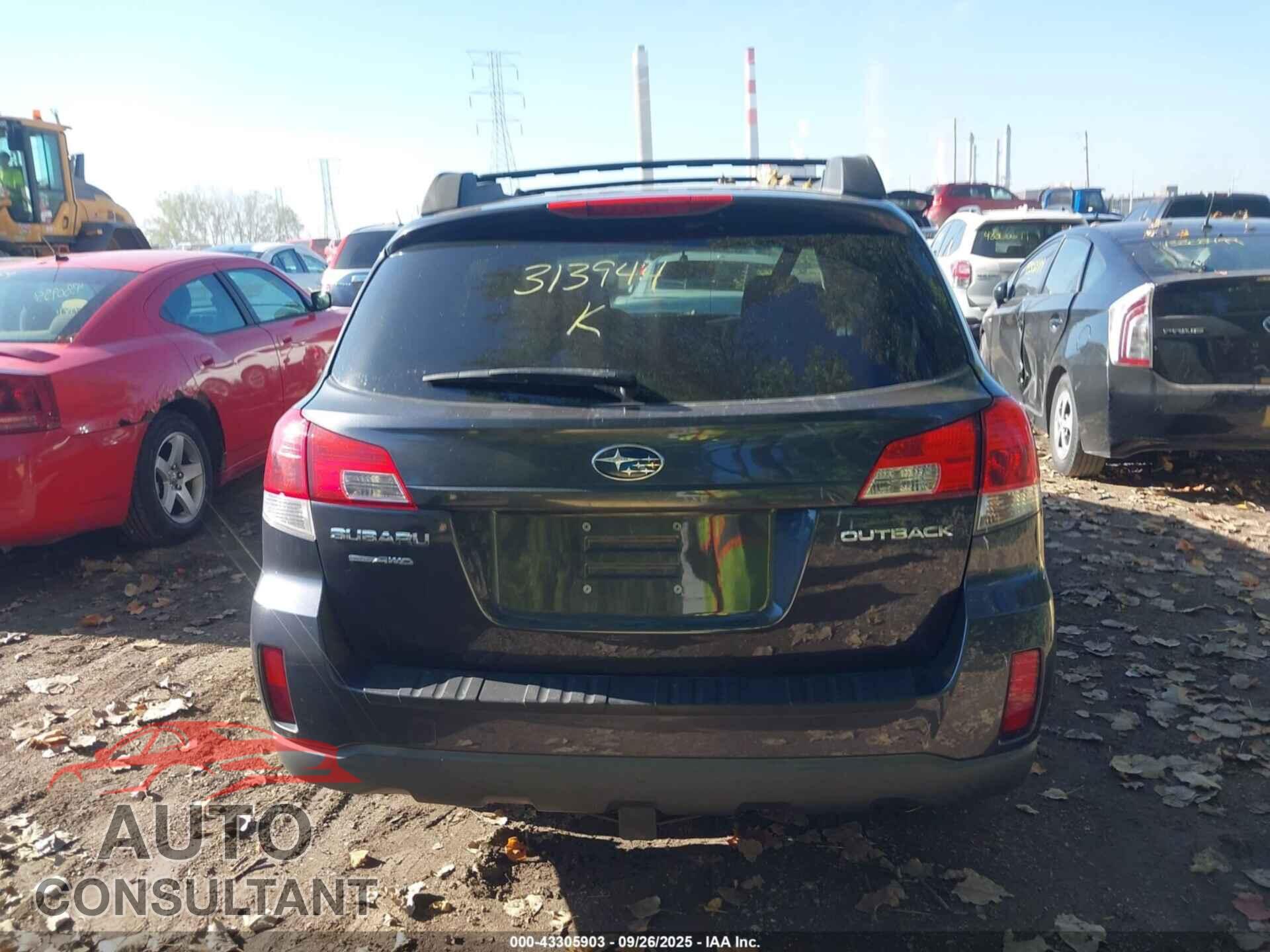 SUBARU OUTBACK 2011 - 4S4BRCCC4B3313944