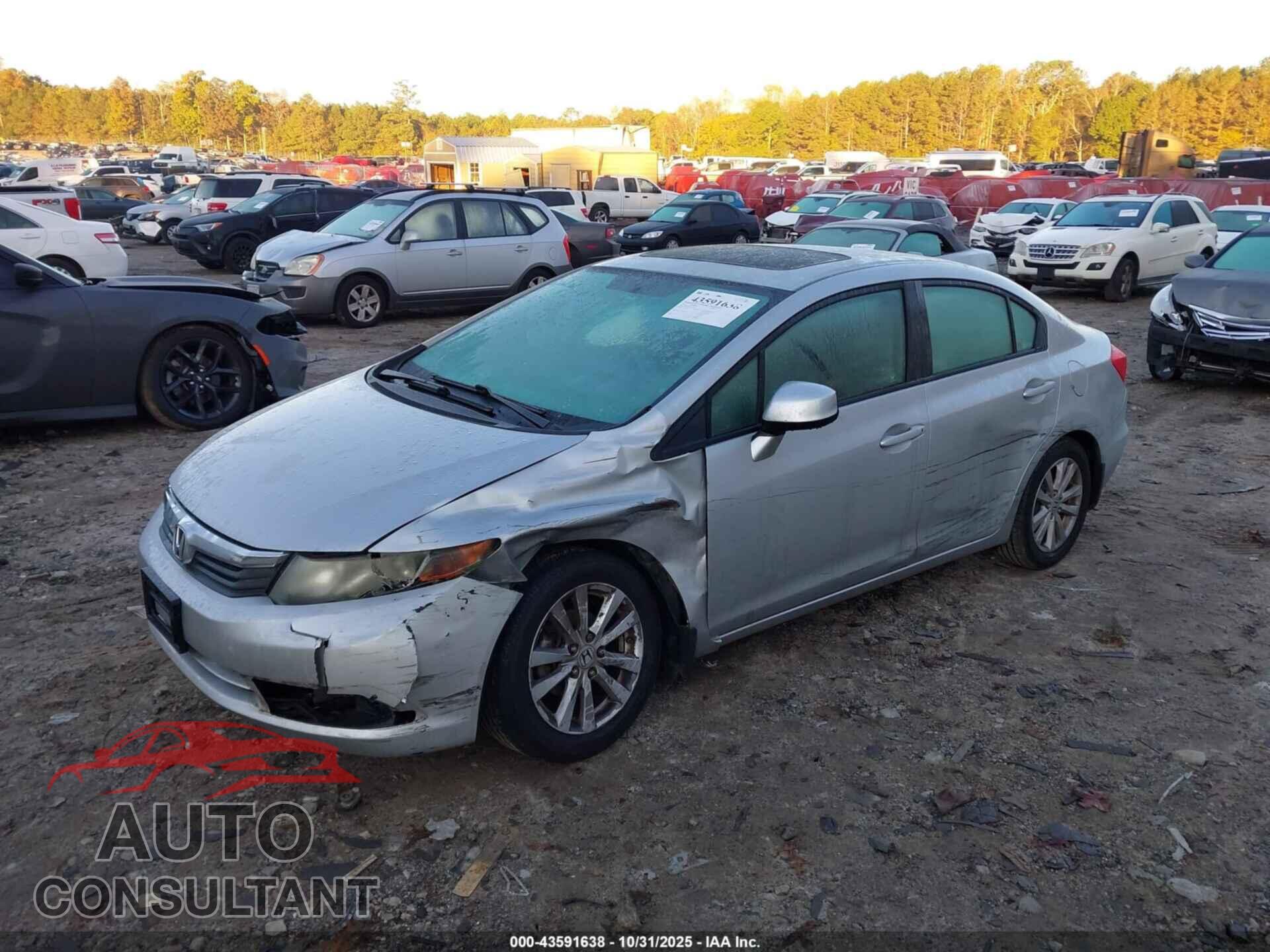 HONDA CIVIC 2012 - 19XFB2F89CE103099