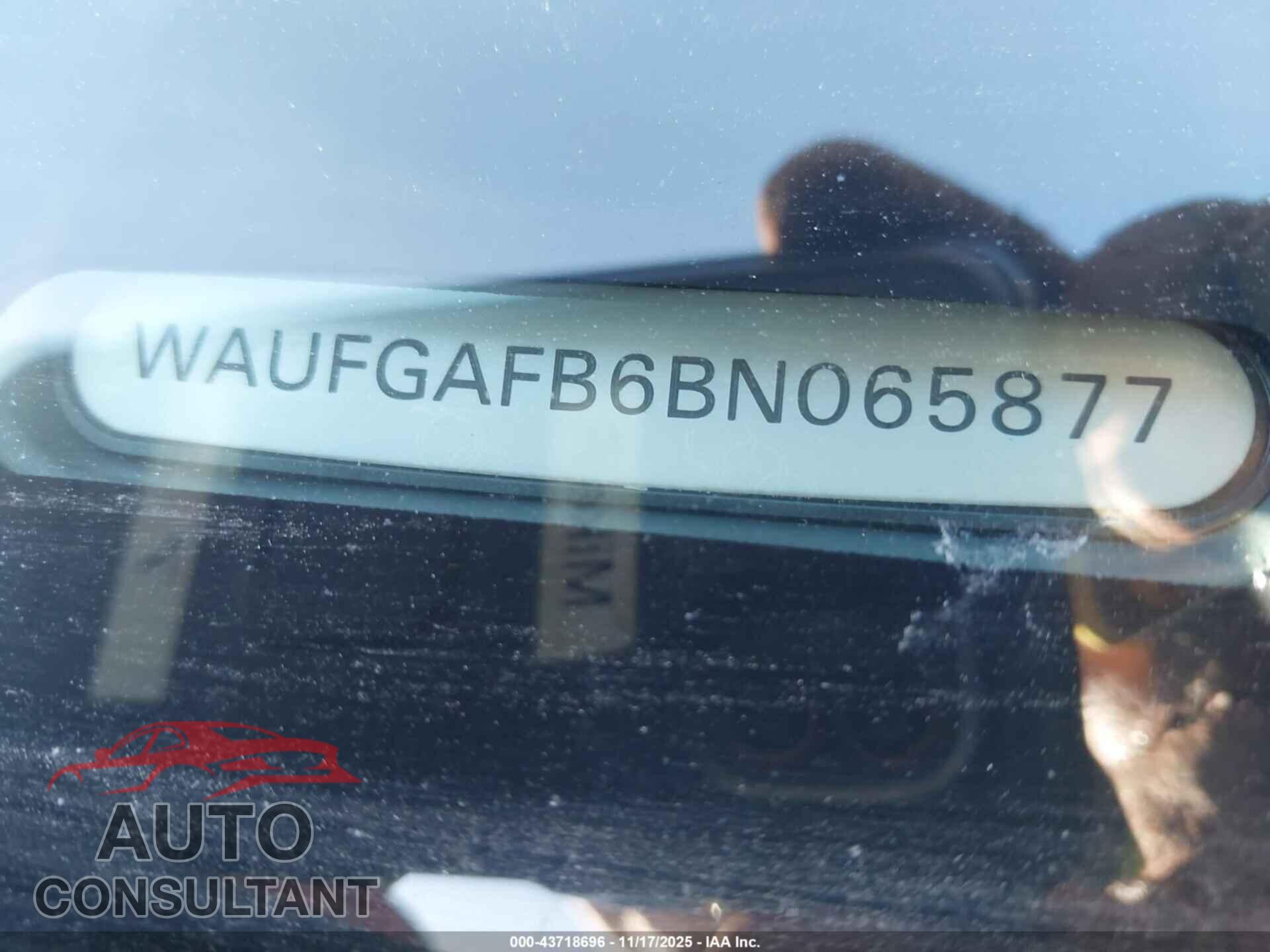 AUDI A6 2011 - WAUFGAFB6BN065877
