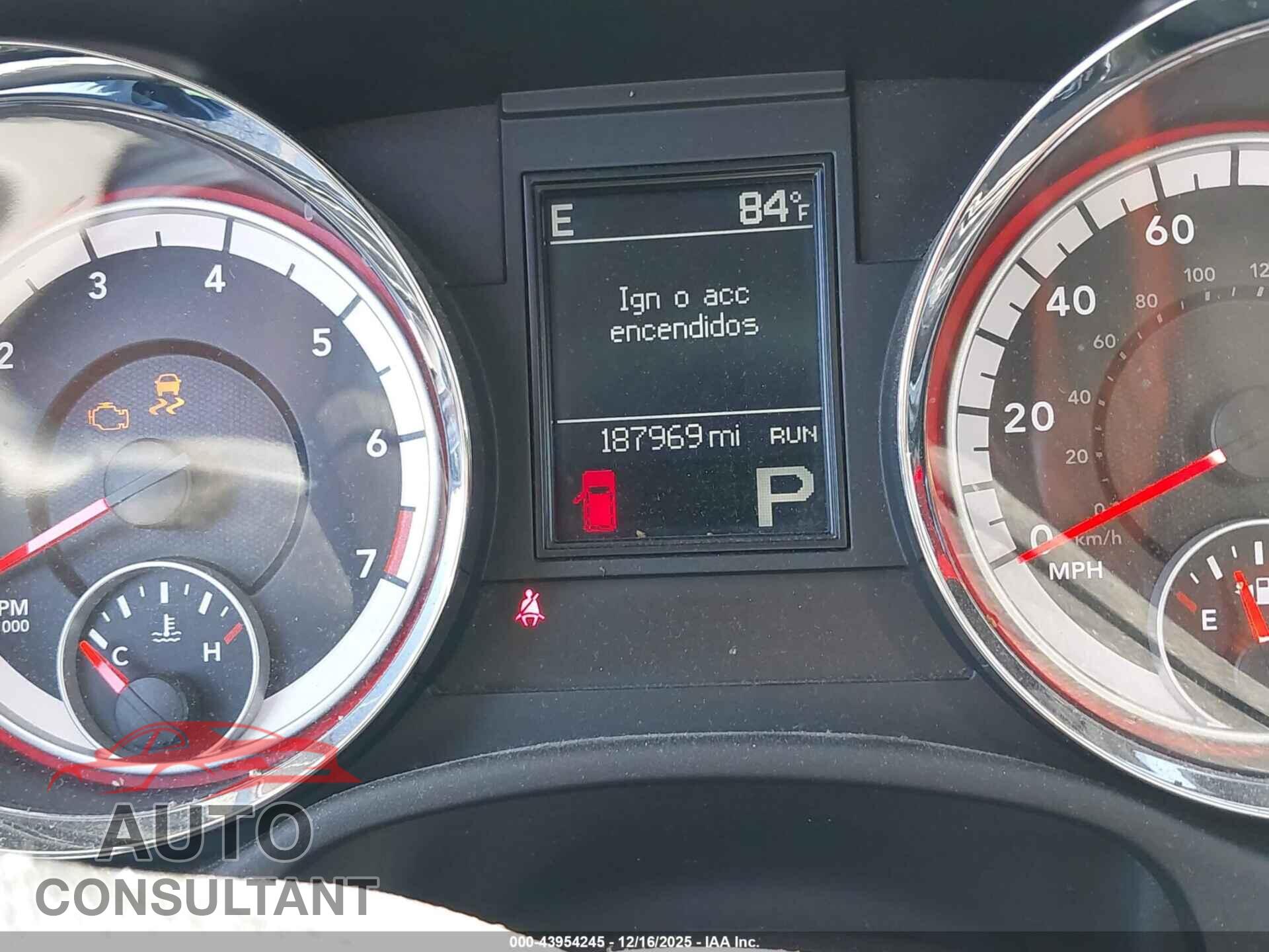 DODGE DURANGO 2011 - 1D4RD4GG7BC720275