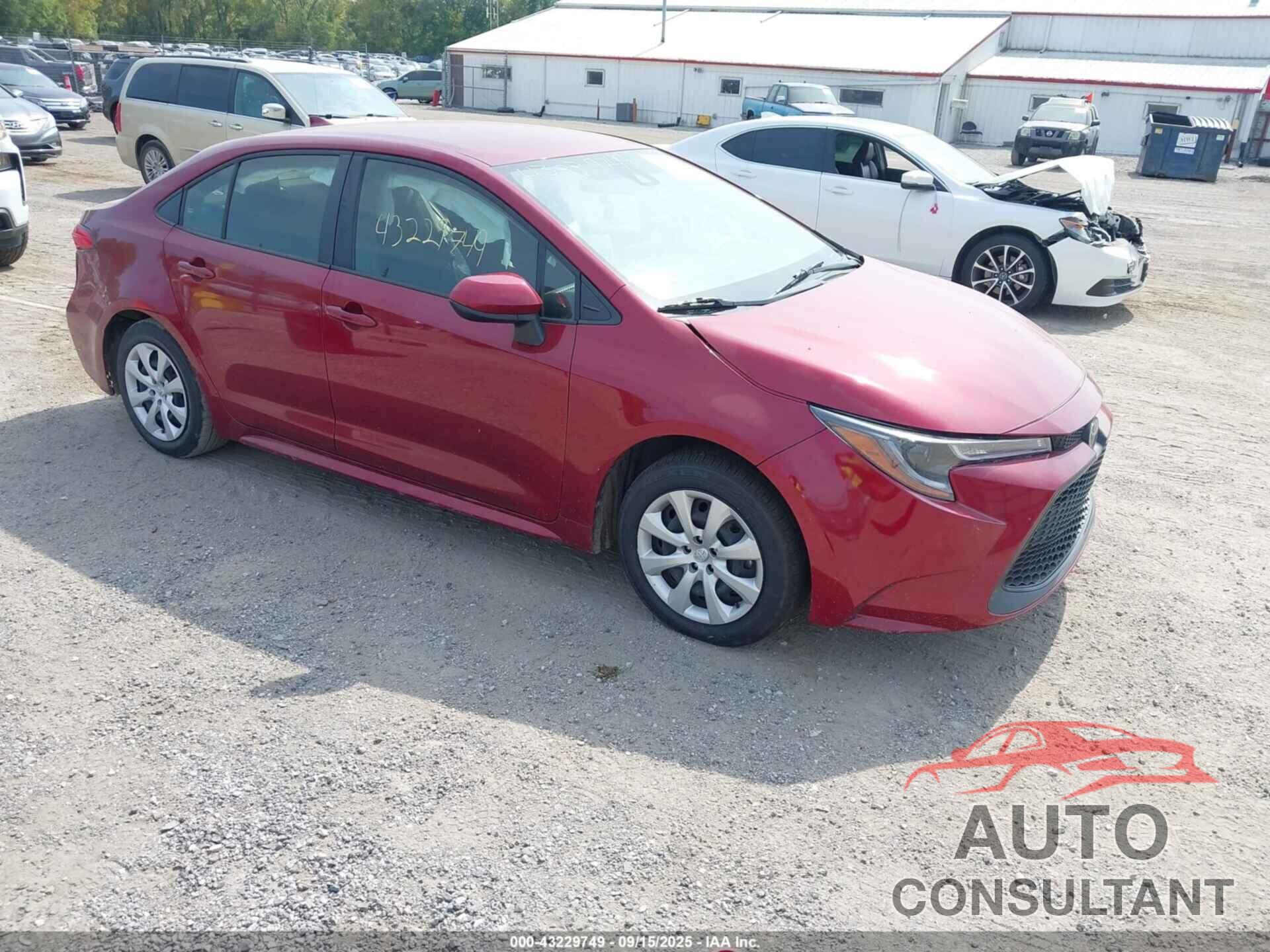TOYOTA COROLLA 2022 - JTDEPMAE0NJ213616