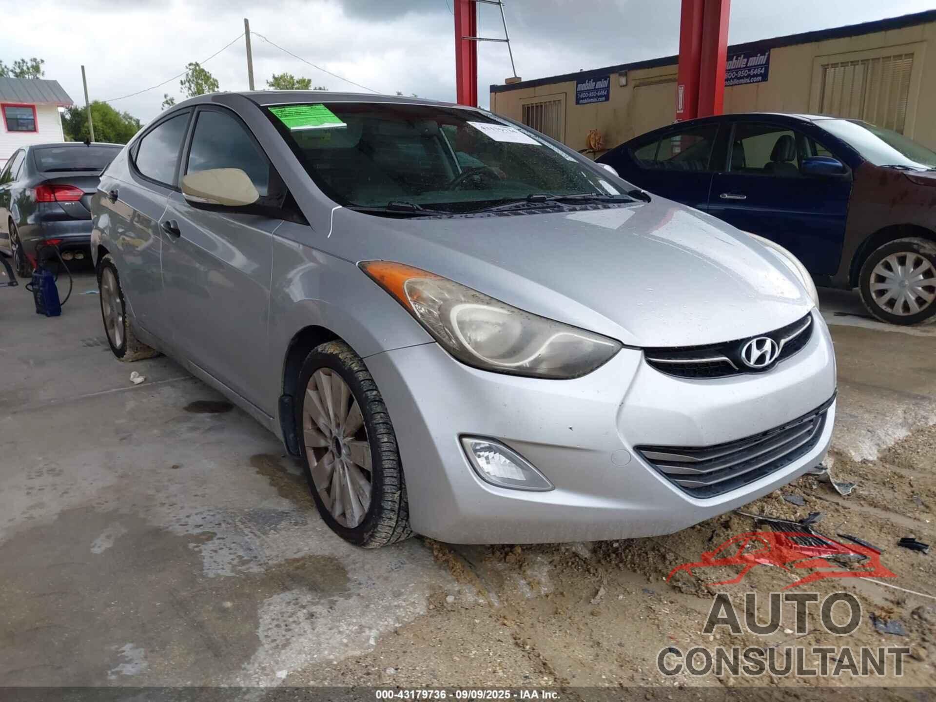 HYUNDAI ELANTRA 2012 - KMHDH4AEXCU417274