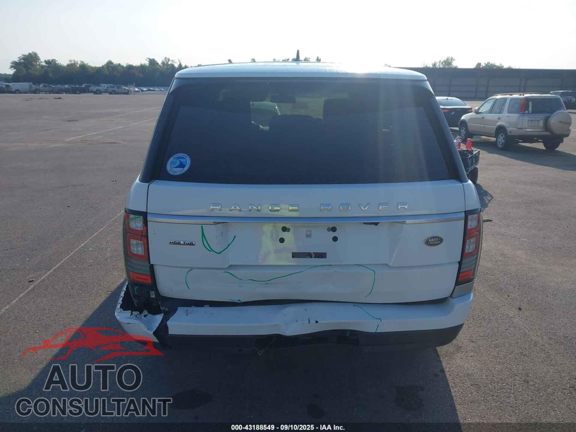 LAND ROVER RANGE ROVER 2016 - SALGS2KF4GA263353