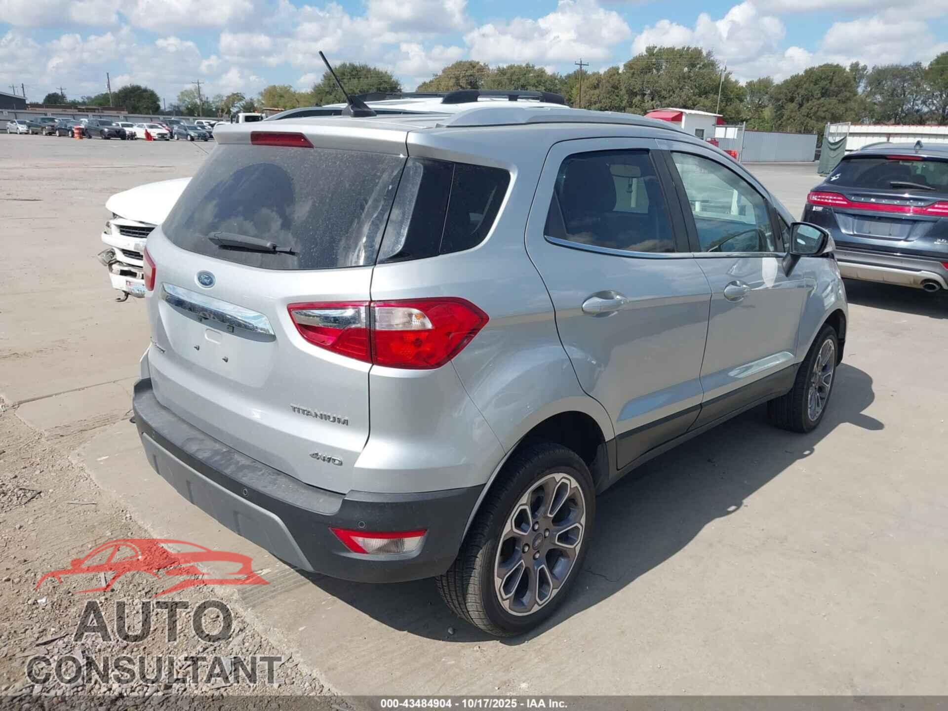 FORD ECOSPORT 2020 - MAJ6S3KL2LC364572