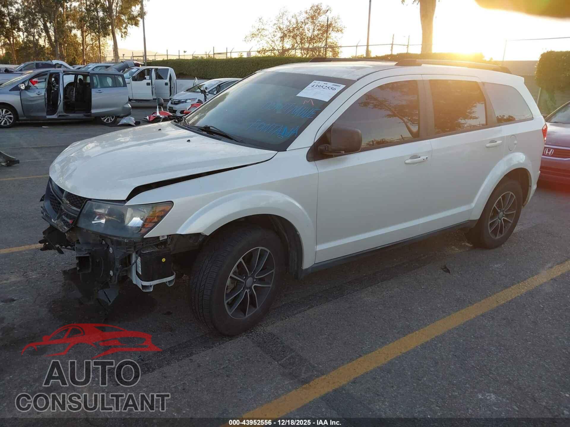 DODGE JOURNEY 2017 - 3C4PDCAB7HT638362
