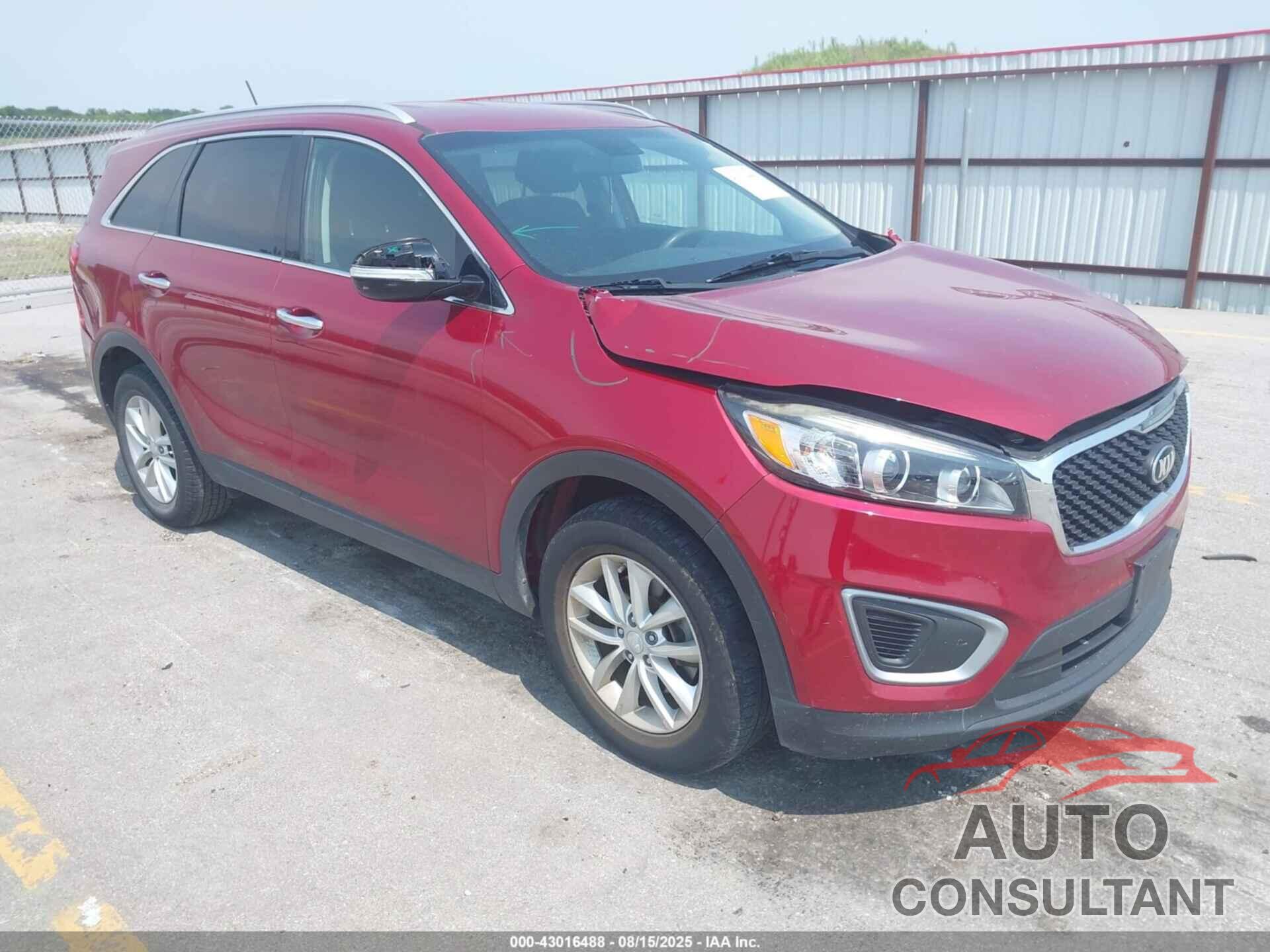 KIA SORENTO 2017 - 5XYPG4A31HG300632