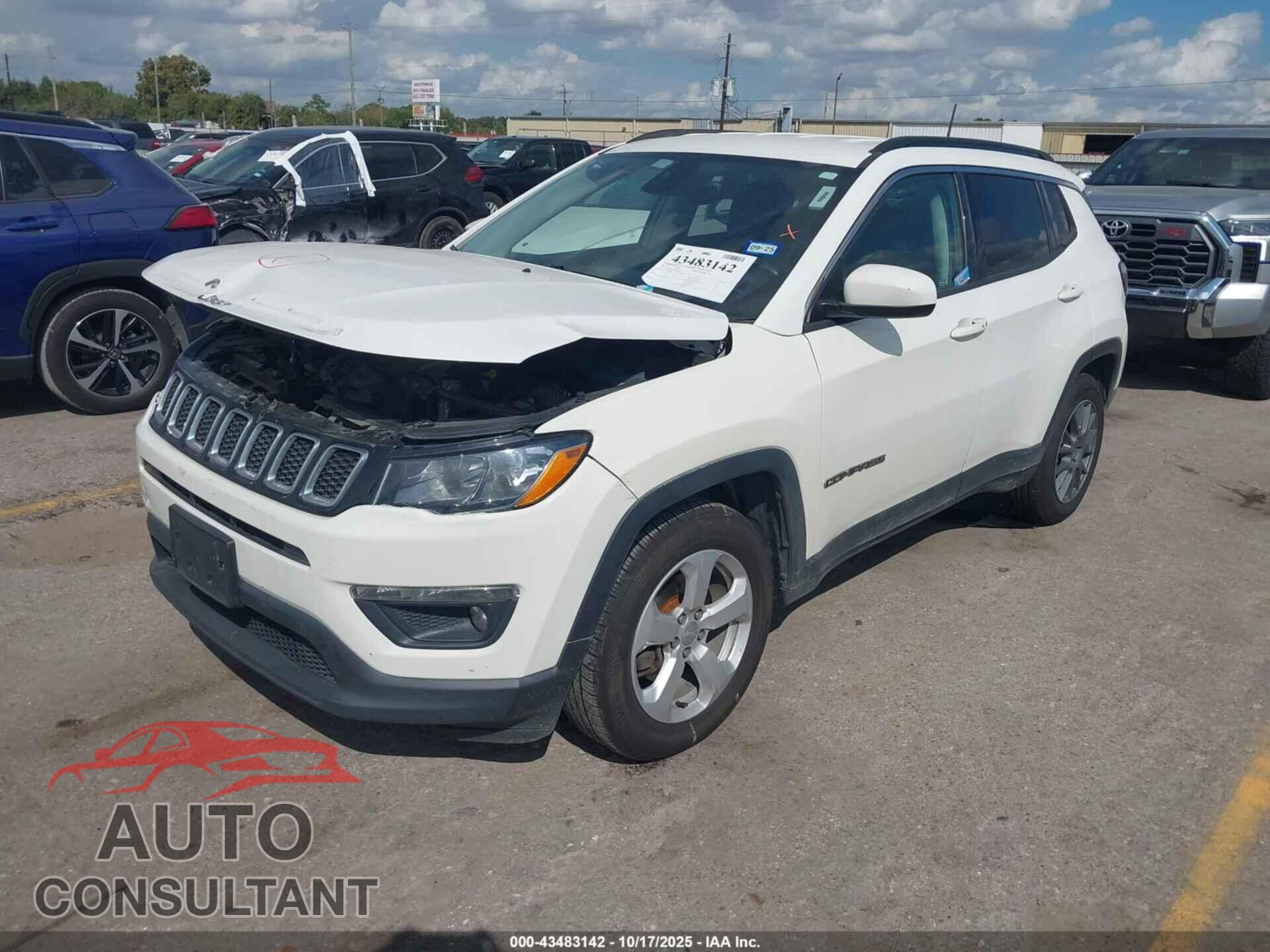JEEP NEW COMPASS 2017 - 3C4NJDBB9HT645804
