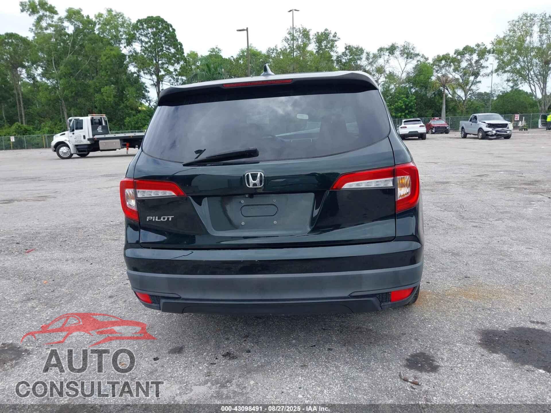 HONDA PILOT 2019 - 5FNYF5H16KB040048