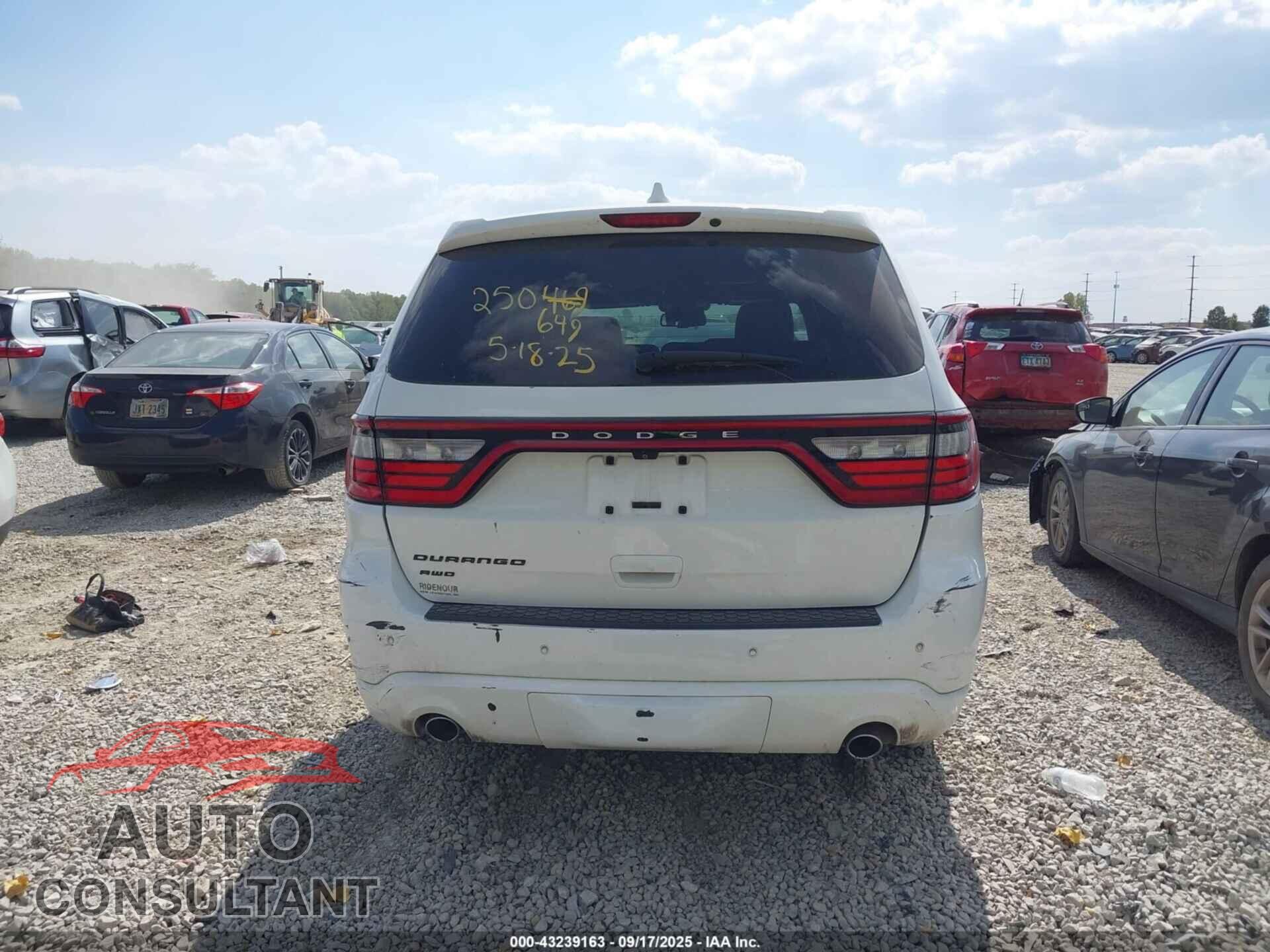 DODGE DURANGO 2014 - 1C4RDJAG1EC978509