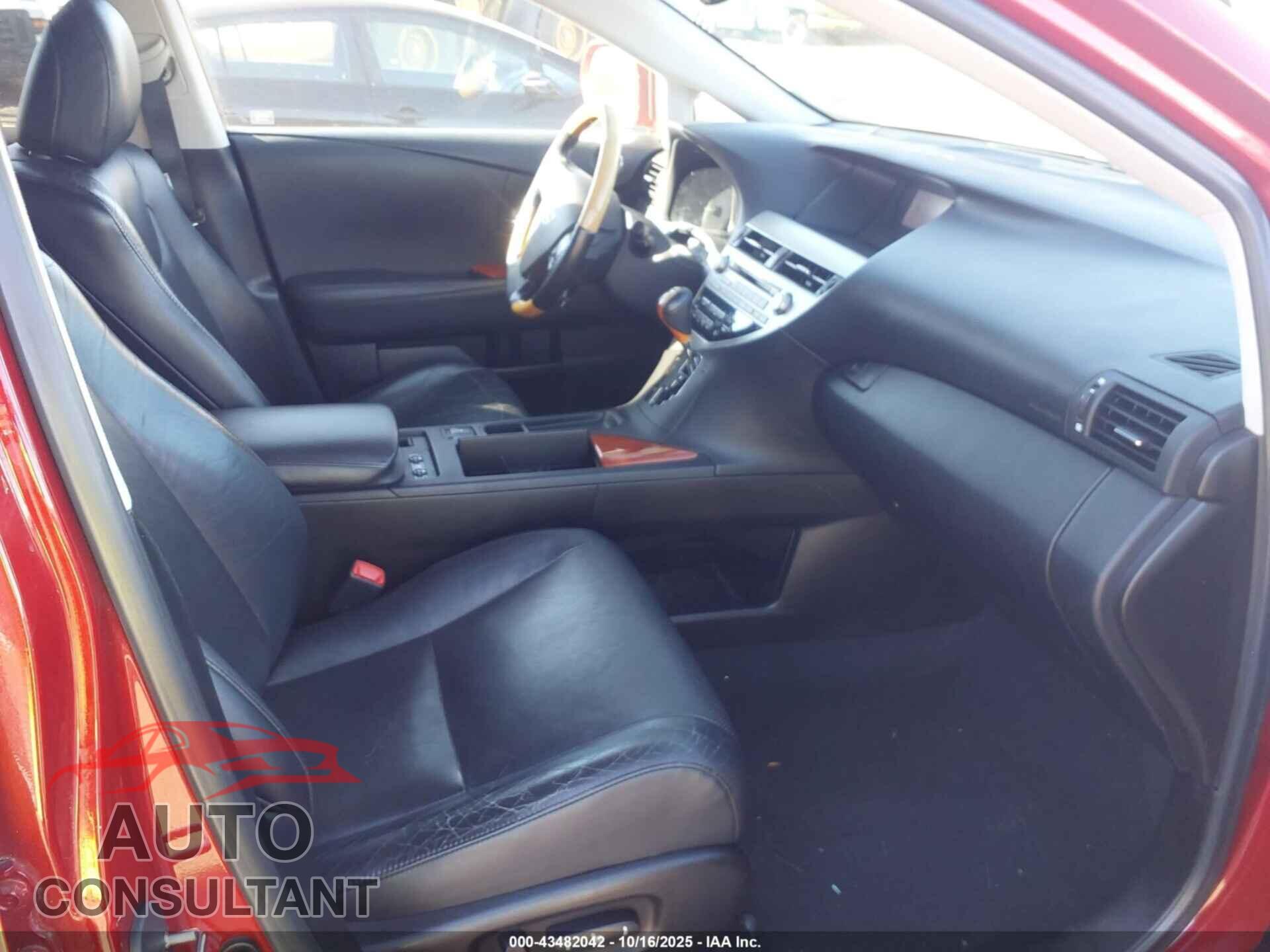 LEXUS RX 350 2010 - 2T2BK1BA8AC059458