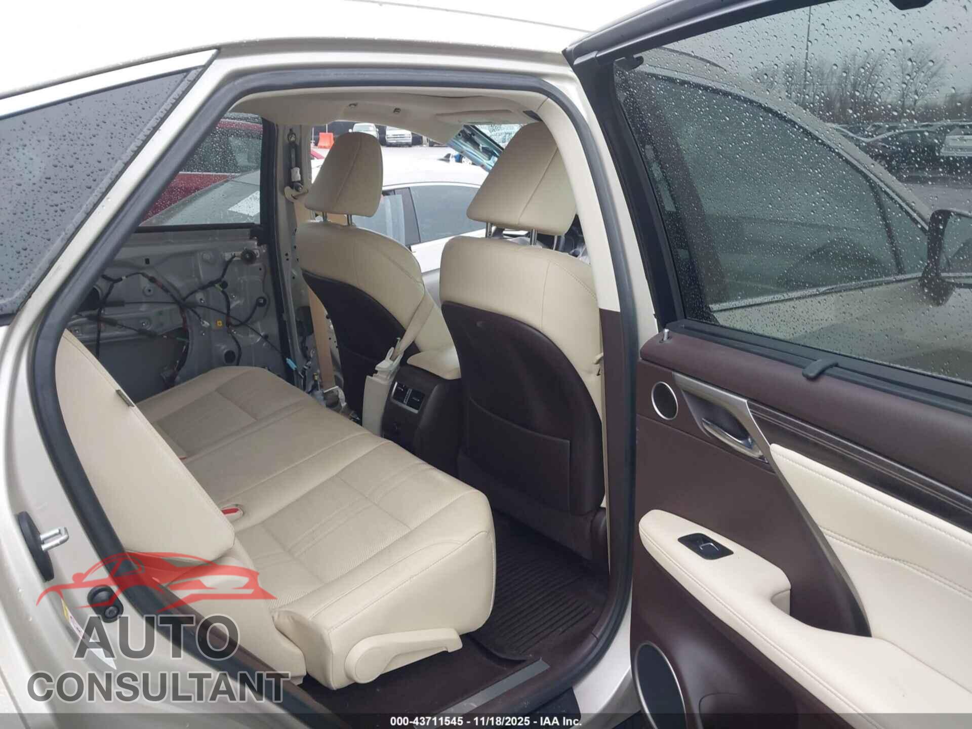 LEXUS RX 450H 2017 - 2T2BGMCA1HC019573