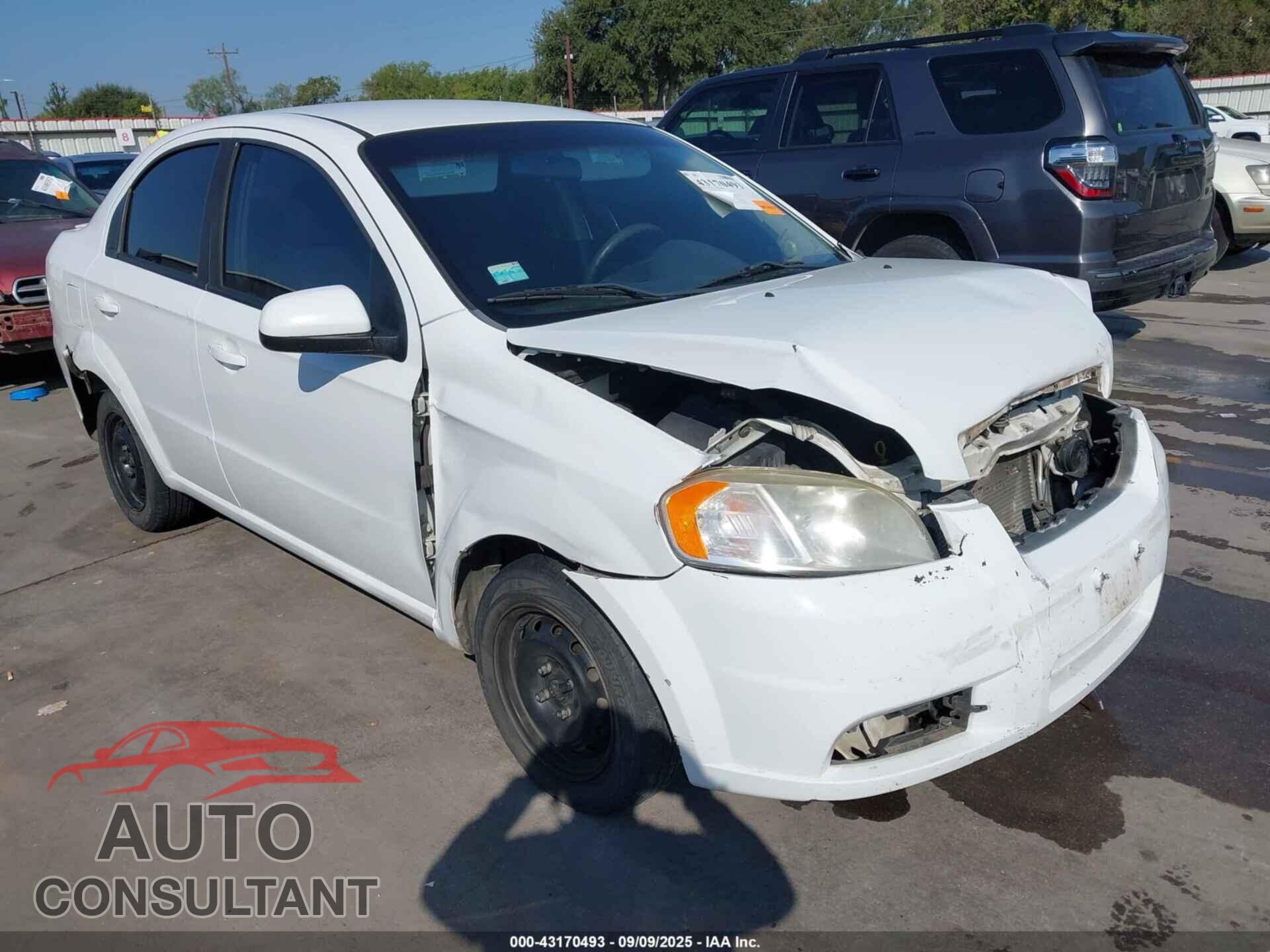 CHEVROLET AVEO 2011 - KL1TD5DE8BB194652