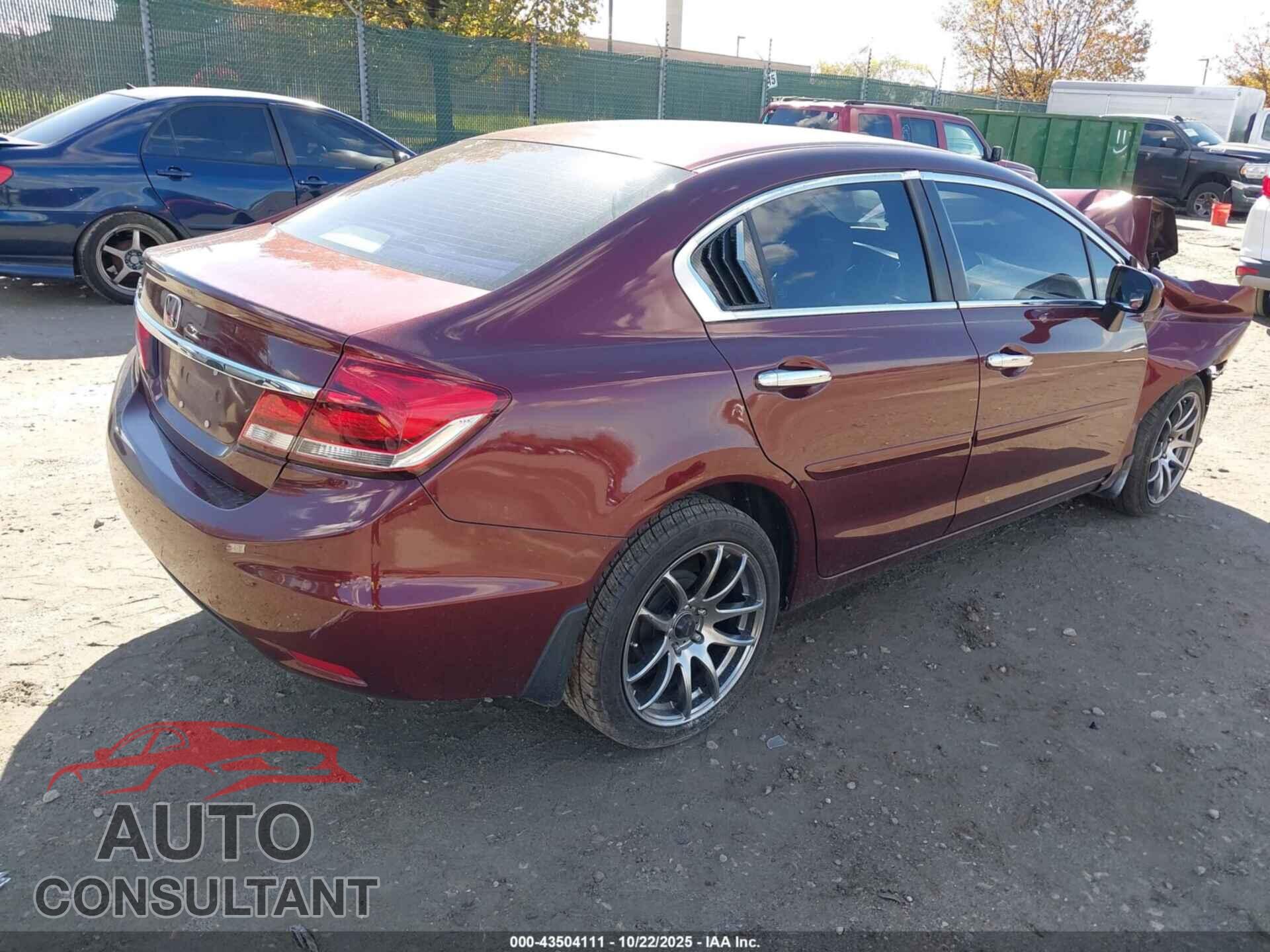 HONDA CIVIC 2014 - 19XFB2F53EE208973