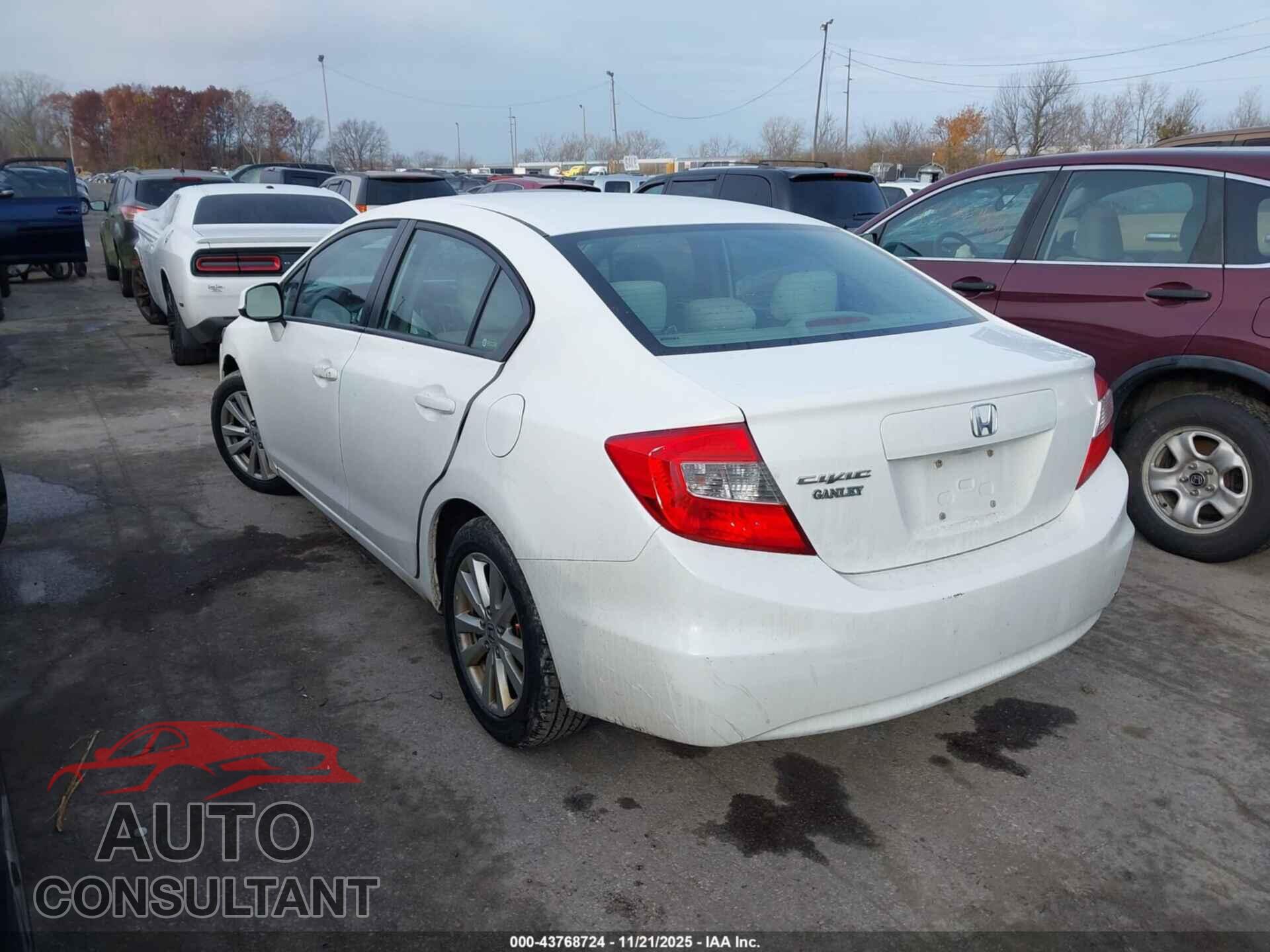 HONDA CIVIC 2012 - 19XFB2F8XCE013380