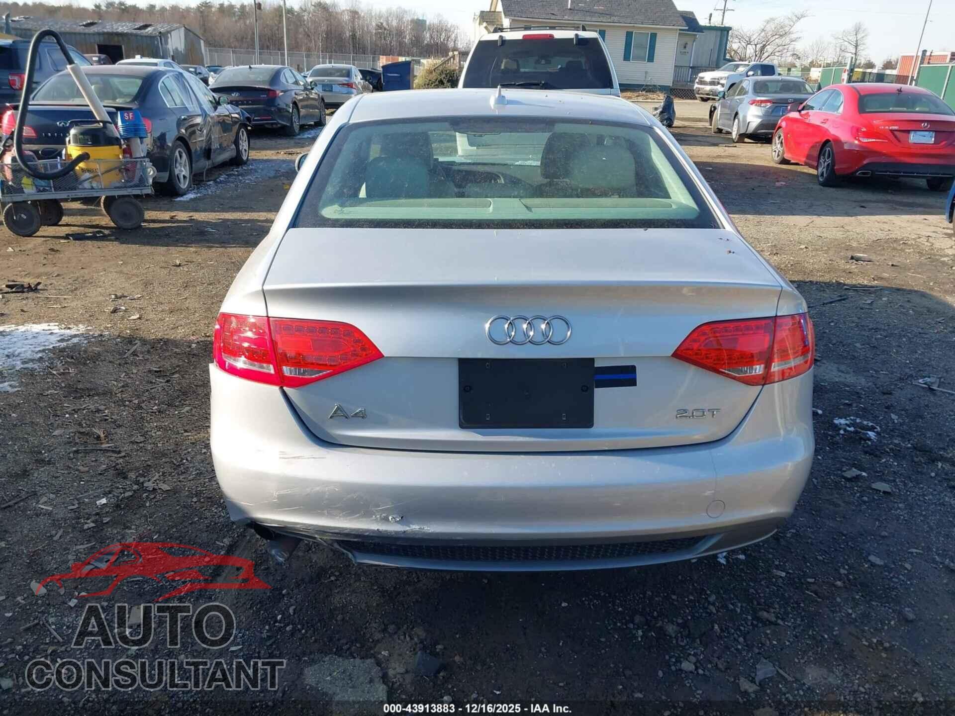 AUDI A4 2012 - WAUEFAFL9CN006301