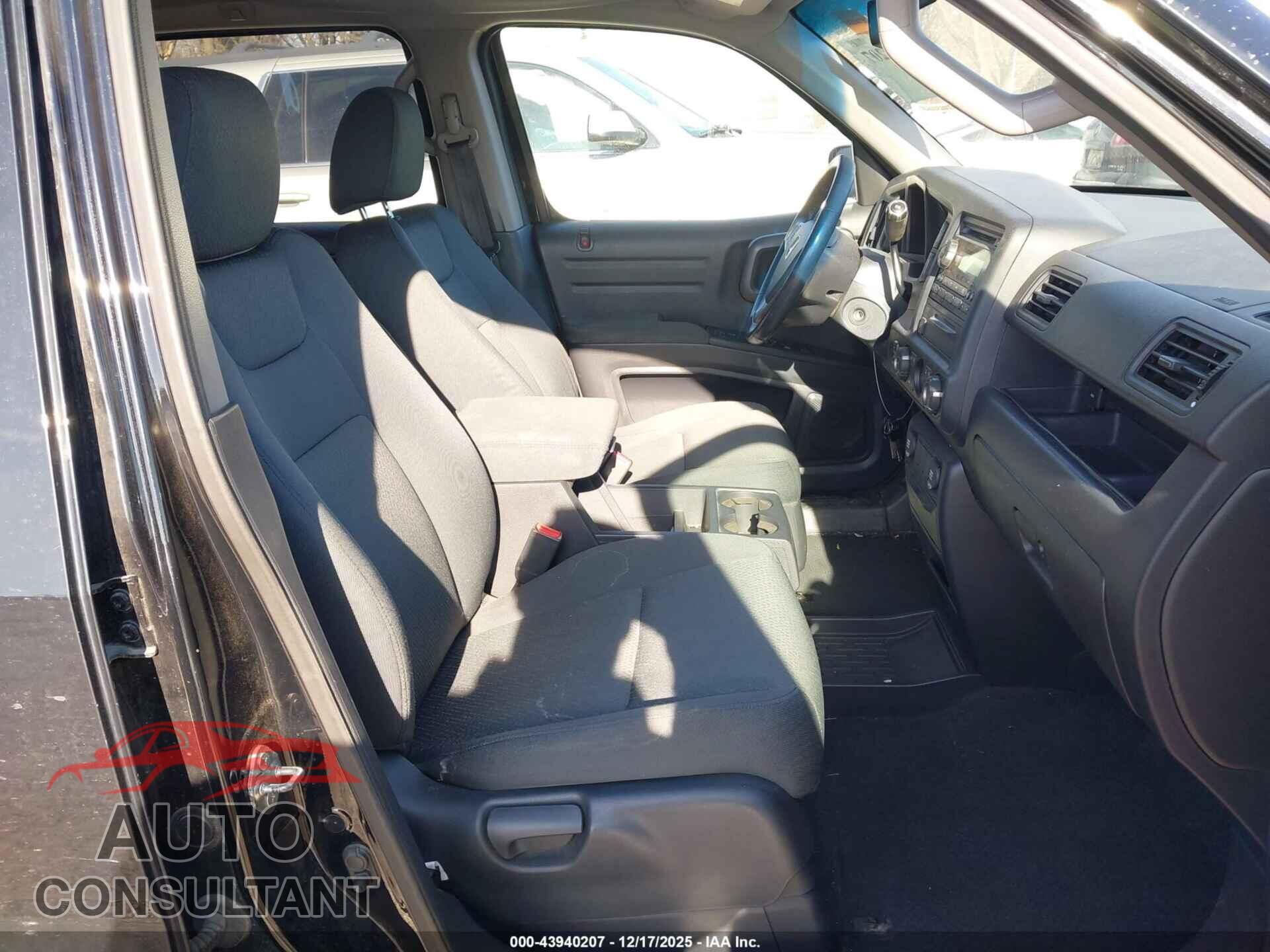 HONDA RIDGELINE 2012 - 5FPYK1F76CB455102