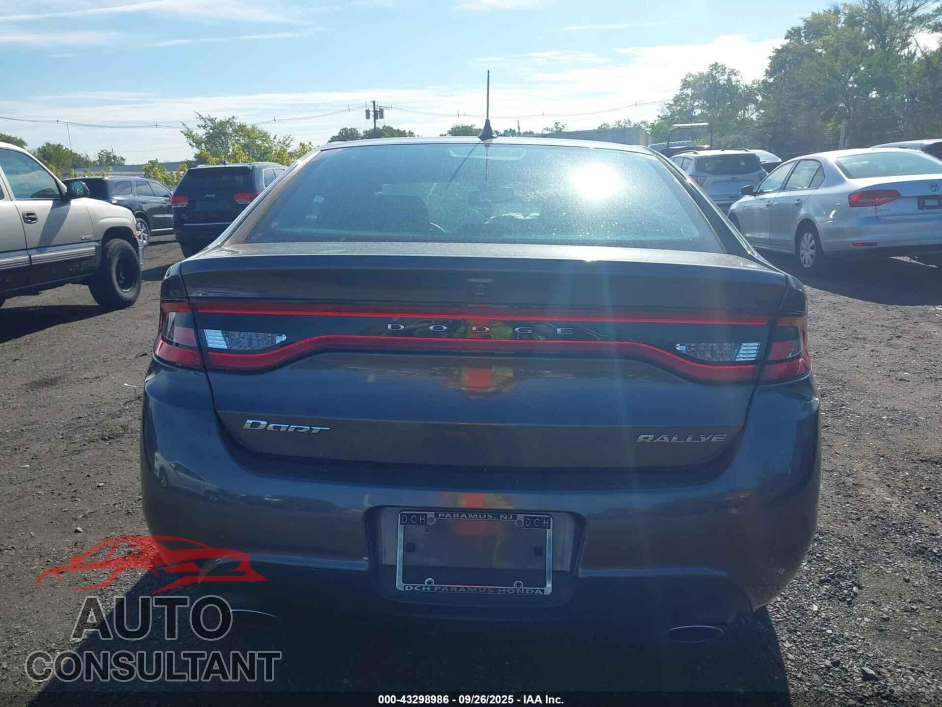 DODGE DART 2015 - 1C3CDFBB3FD301841