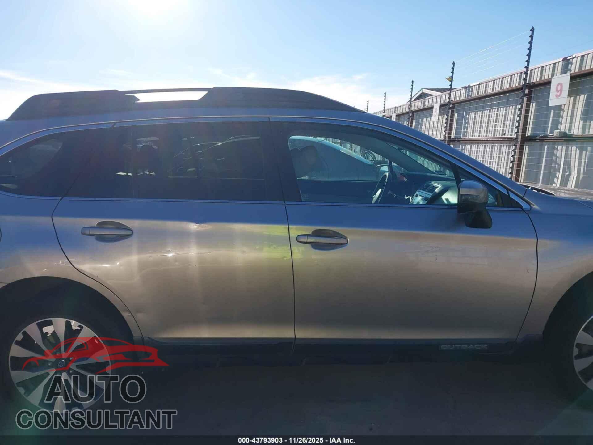 SUBARU OUTBACK 2016 - 4S4BSBNC6G3242832
