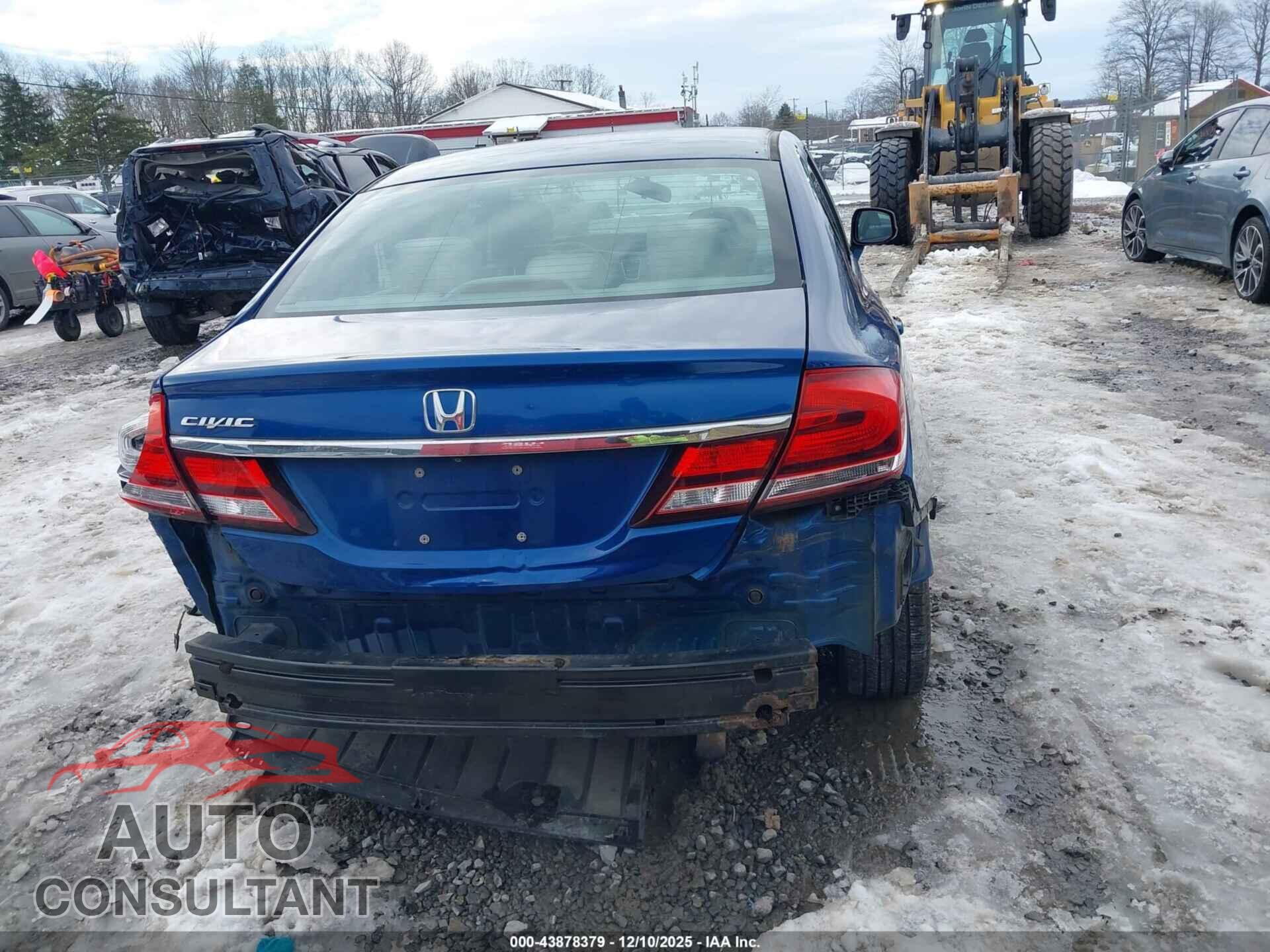 HONDA CIVIC 2013 - 19XFB2F84DE054833