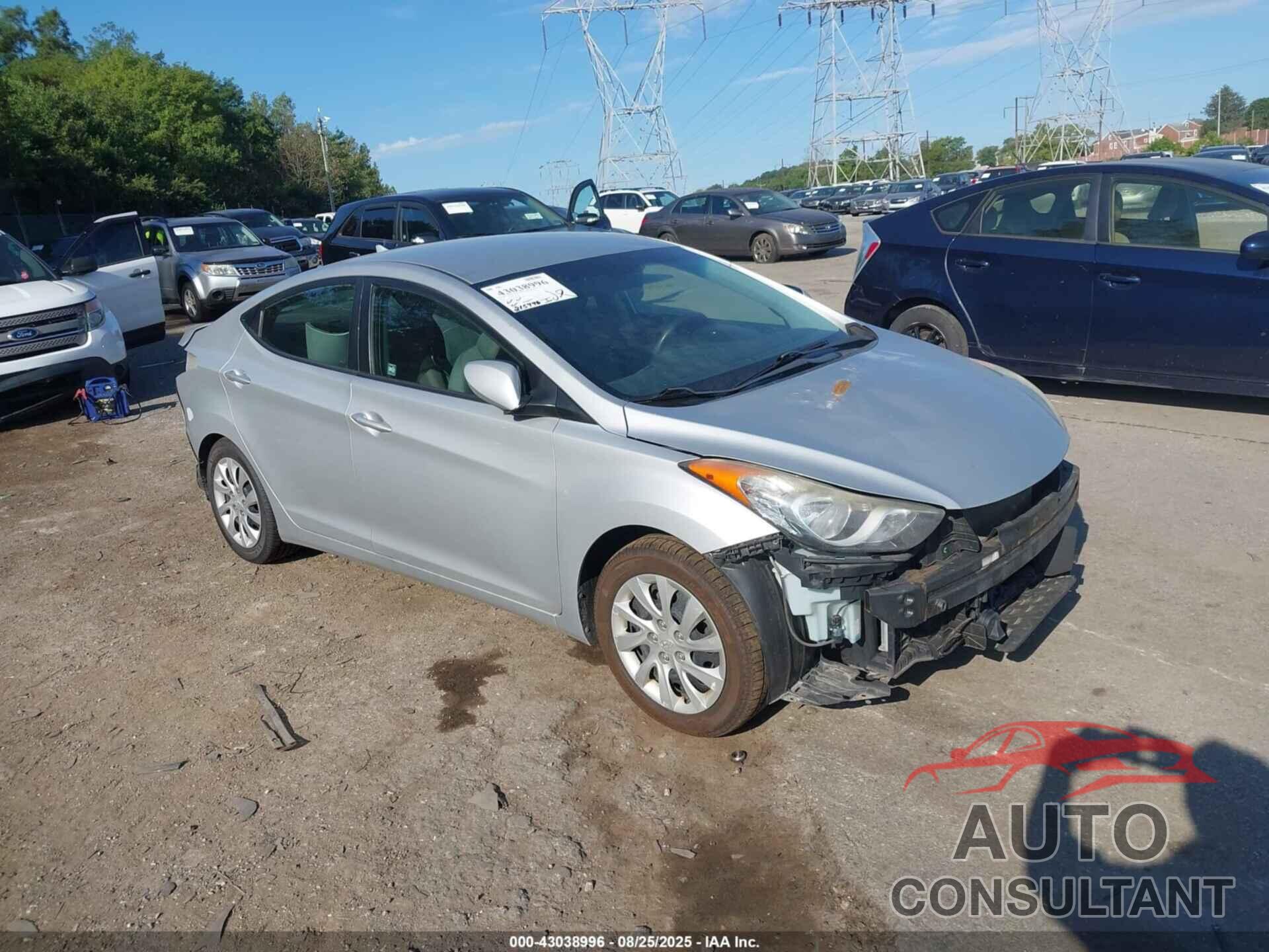HYUNDAI ELANTRA 2012 - 5NPDH4AE2CH065581