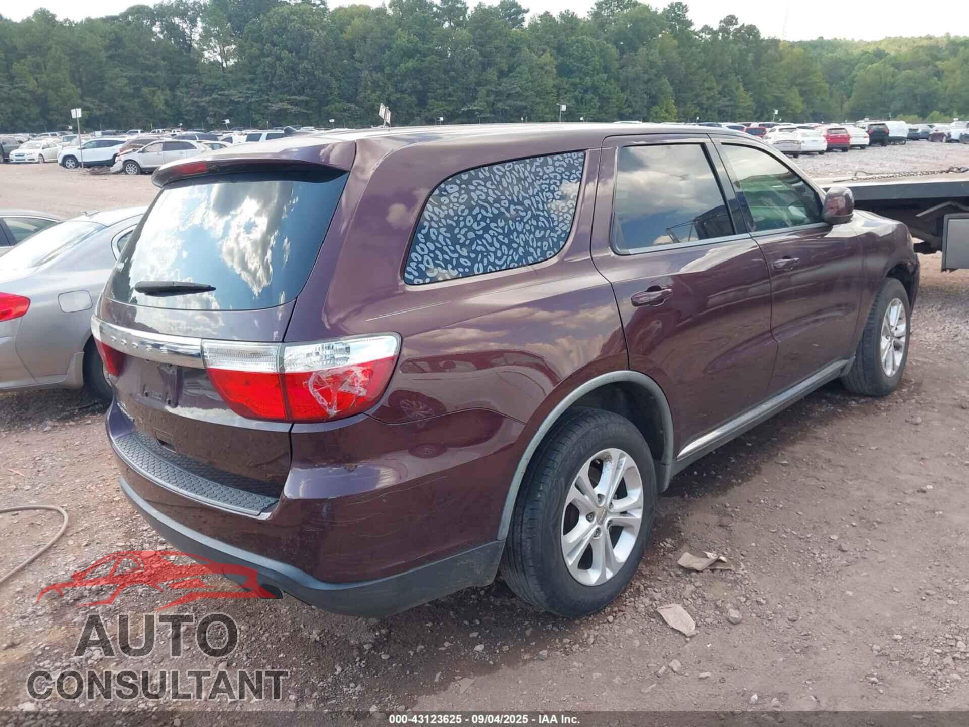 DODGE DURANGO 2012 - 1C4RDHAG7CC180599