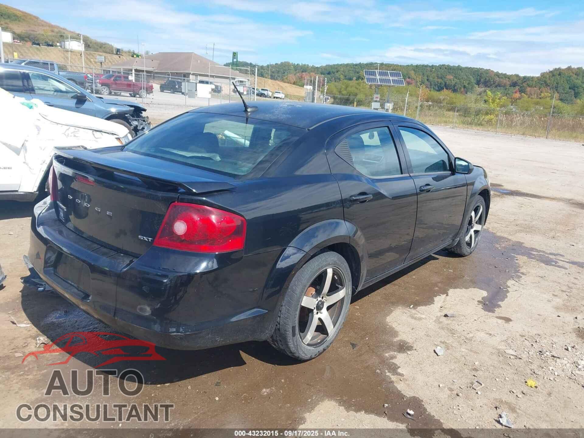 DODGE AVENGER 2013 - 1C3CDZCB5DN614347