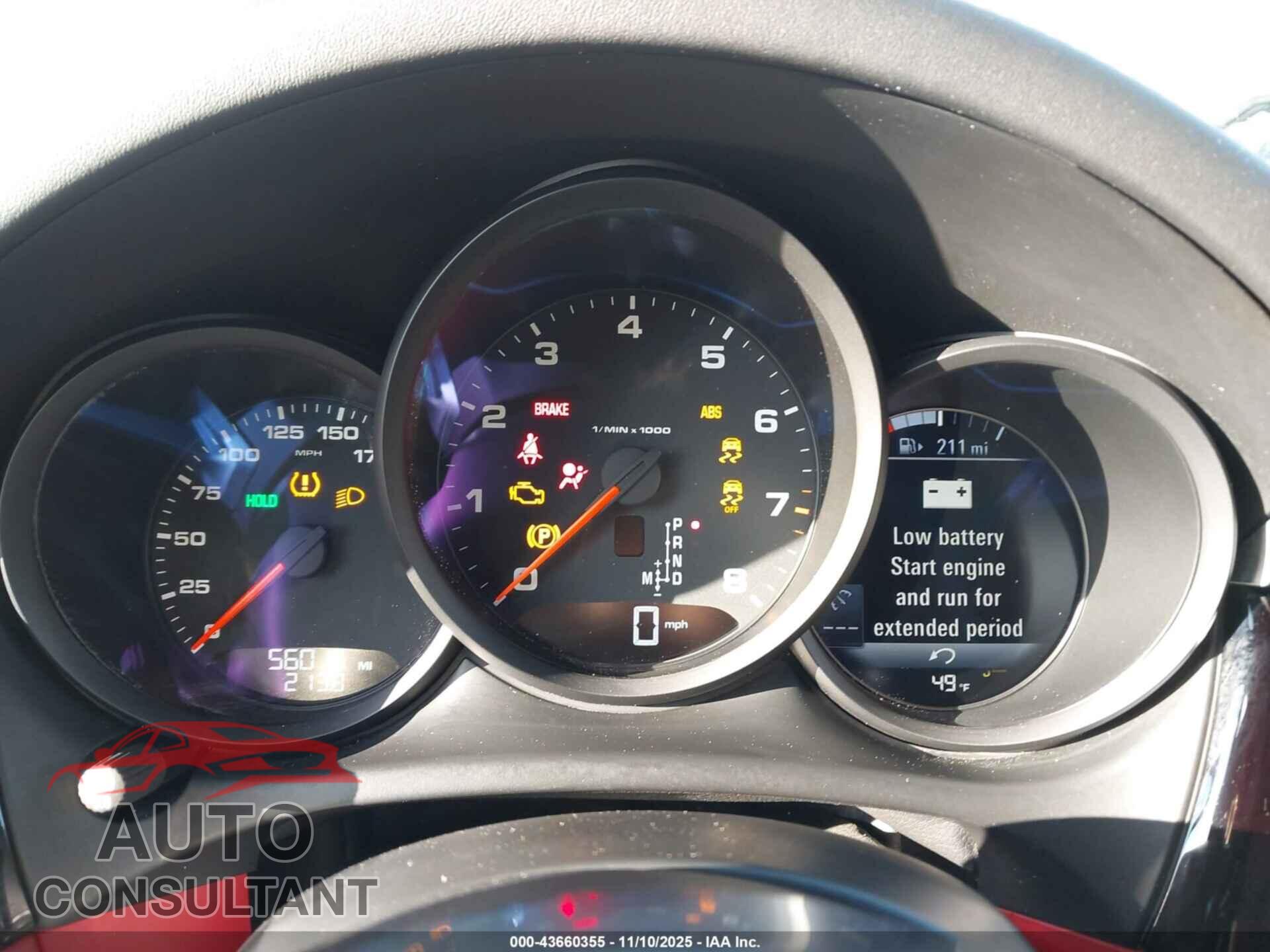 PORSCHE MACAN 2021 - WP1AA2A57MLB00610