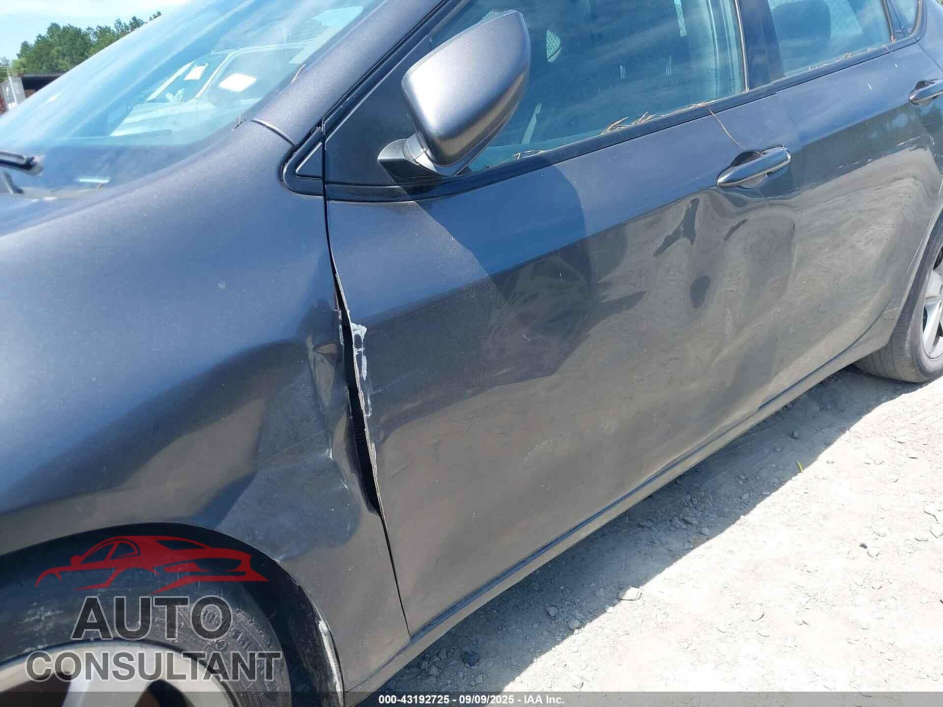 DODGE DART 2015 - 1C3CDFBB2FD227330