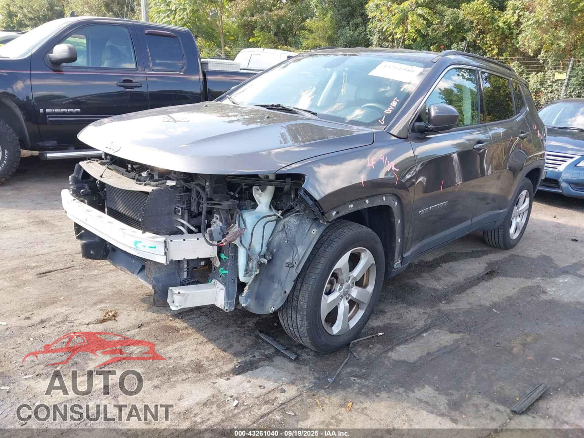 JEEP NEW COMPASS 2017 - 3C4NJDBB3HT600485