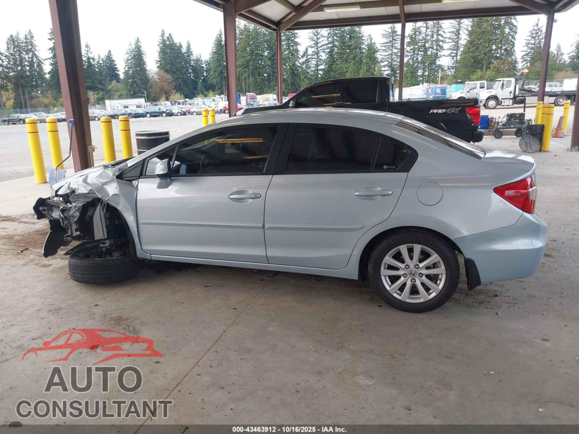 HONDA CIVIC 2012 - 2HGFB2F87CH549600