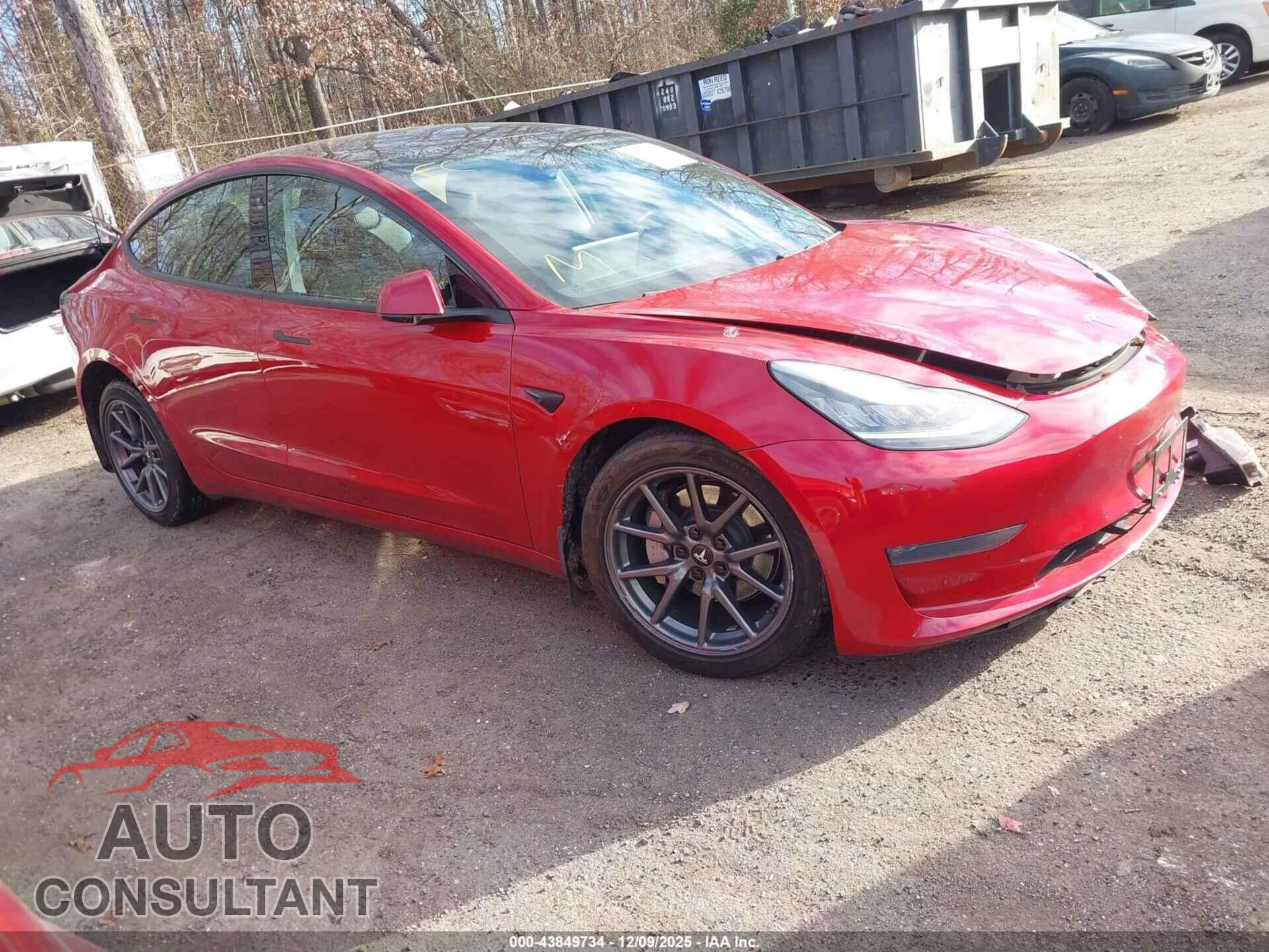 TESLA MODEL 3 2019 - 5YJ3E1EA2KF411538