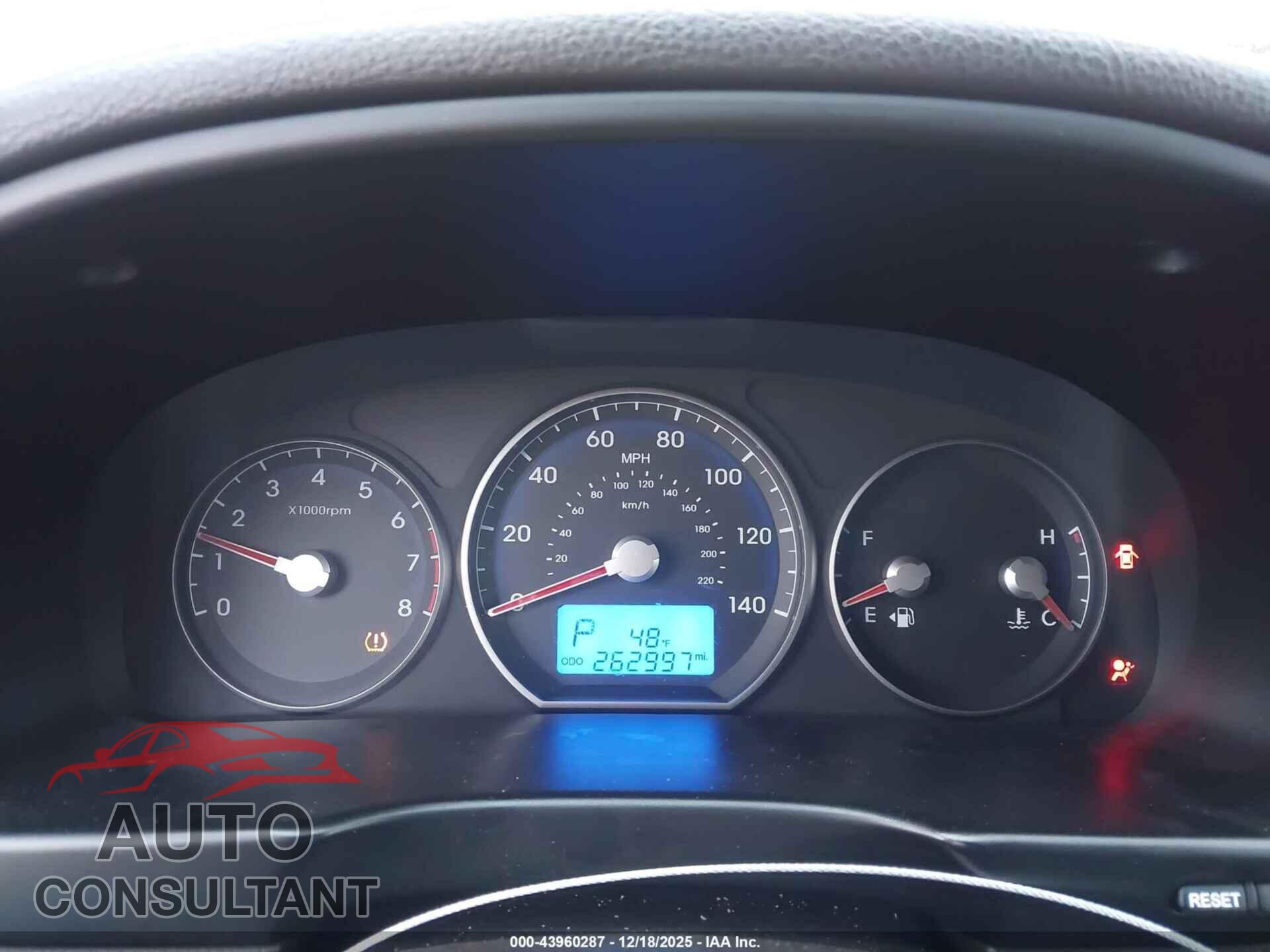 HYUNDAI SANTA FE 2010 - 5NMSG3AB5AH347301