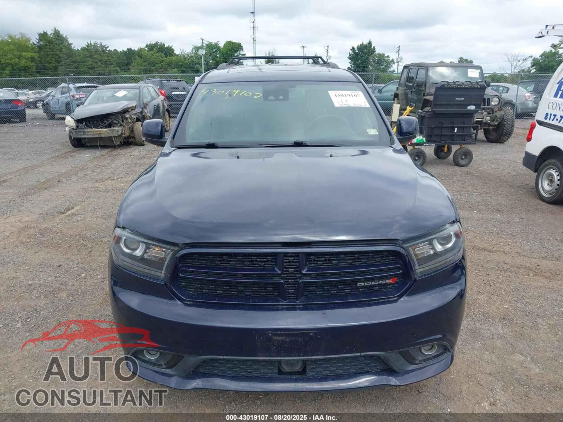 DODGE DURANGO 2017 - 1C4SDJCT2HC762877