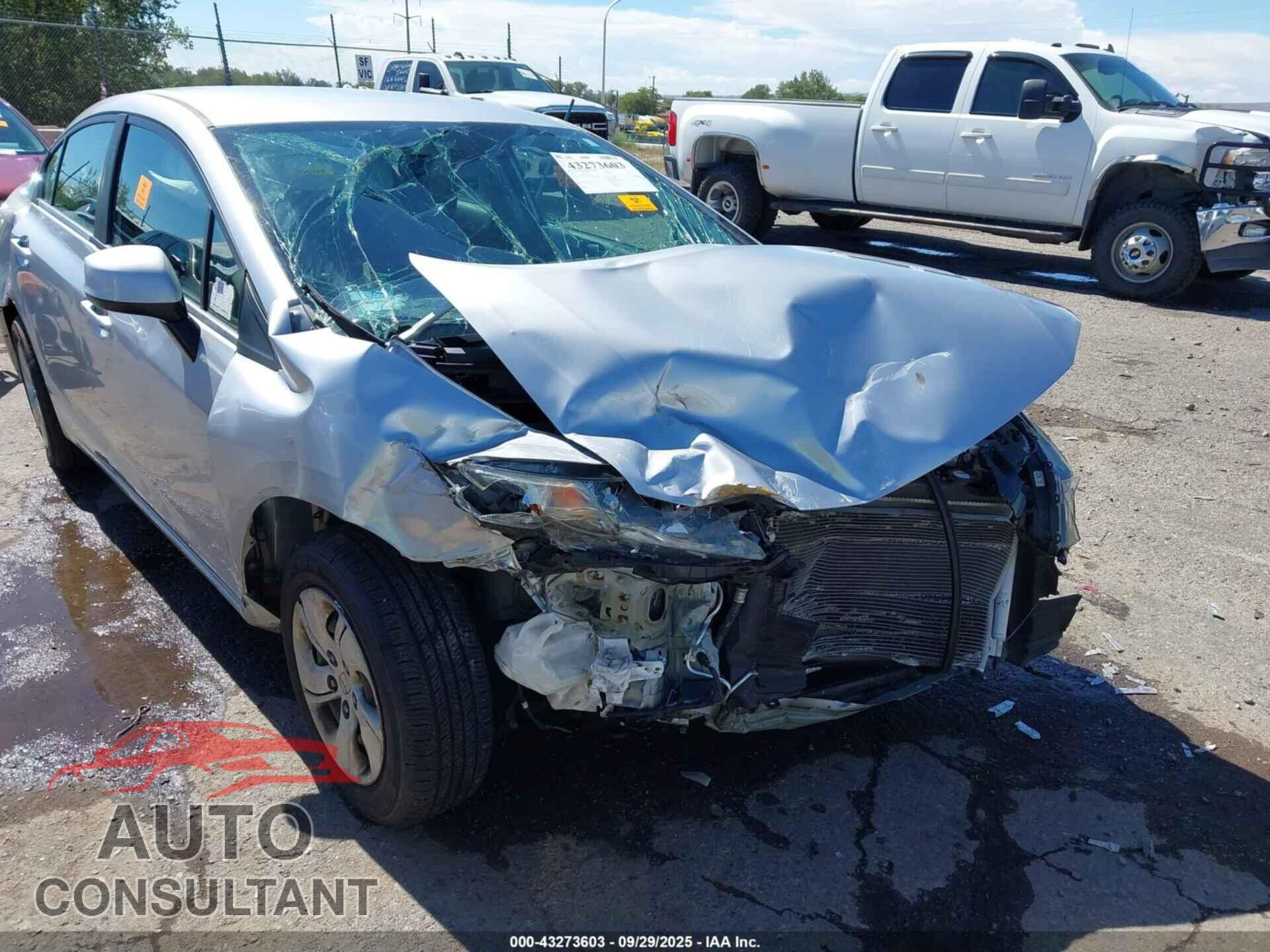 HONDA CIVIC 2013 - 19XFB2F5XDE204045