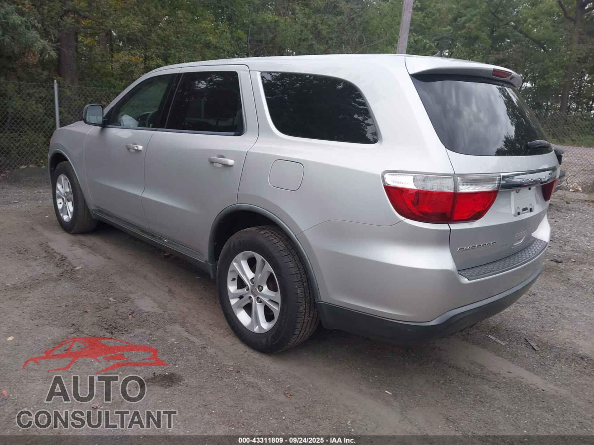 DODGE DURANGO 2011 - 1D4RD2GG7BC653326
