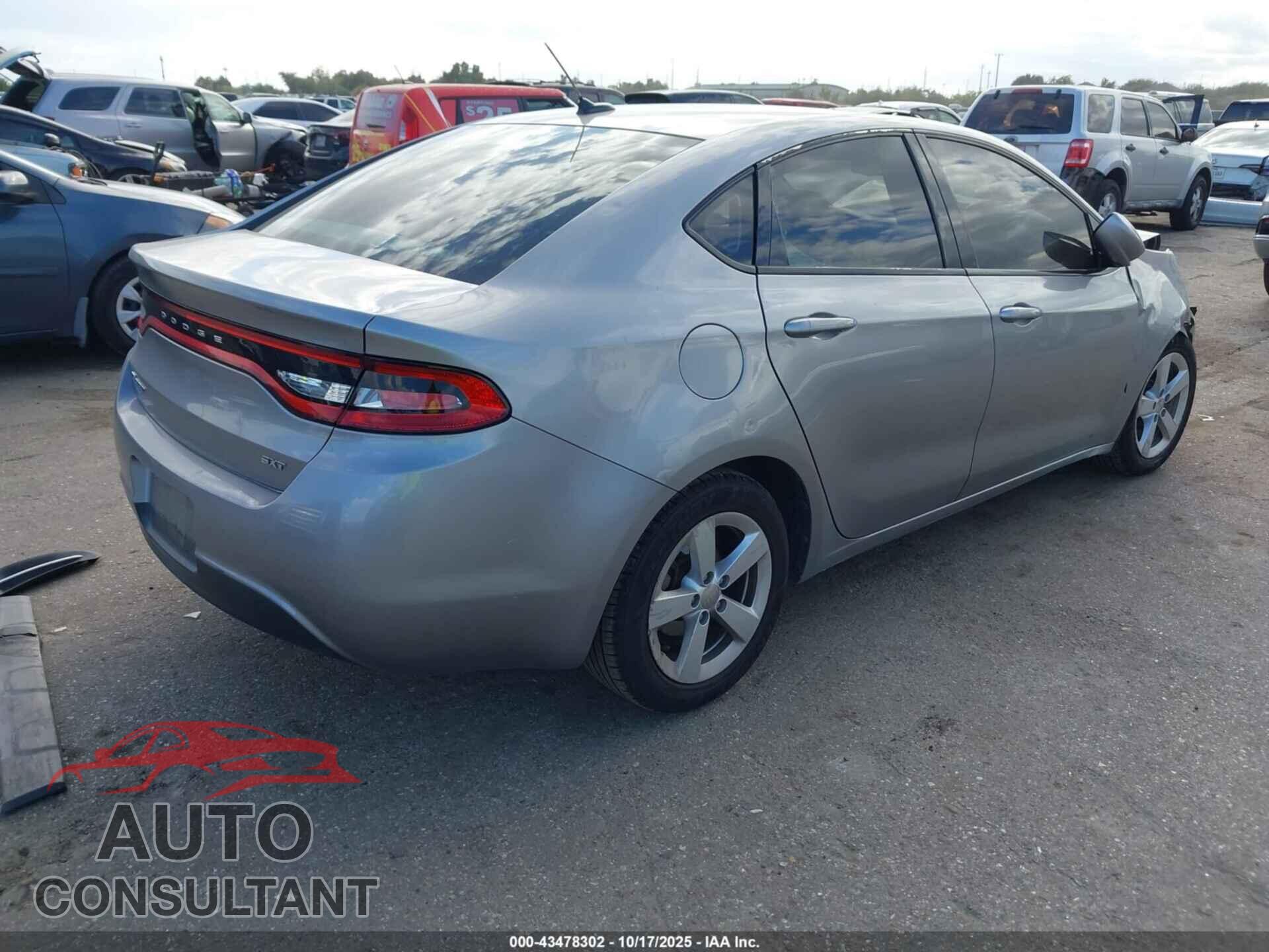 DODGE DART 2016 - 1C3CDFBB0GD550907