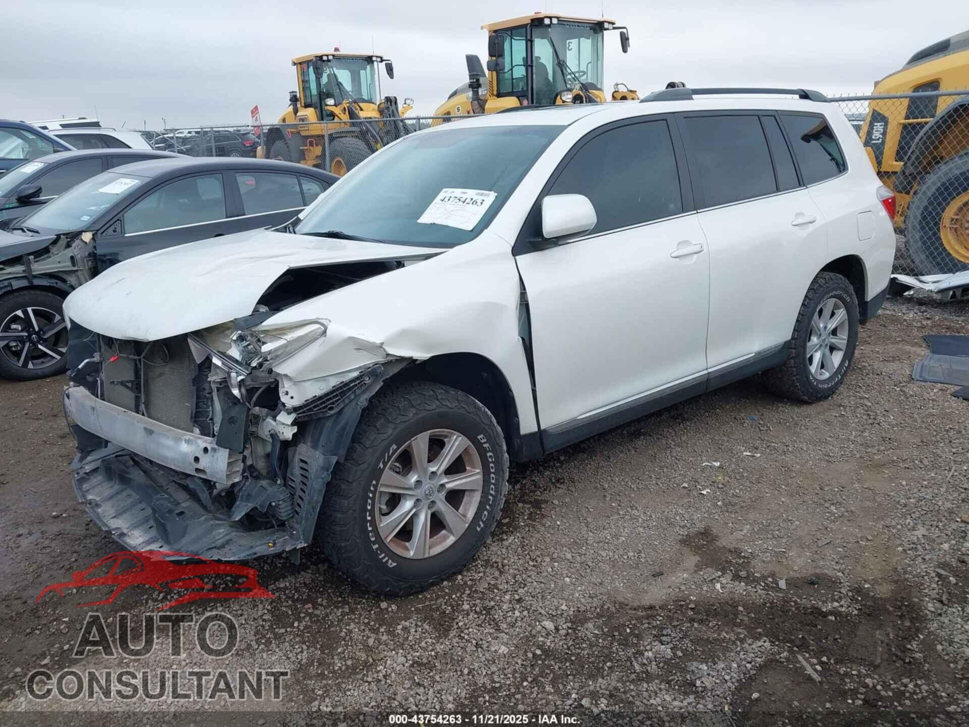 TOYOTA HIGHLANDER 2013 - 5TDZK3EH8DS140088