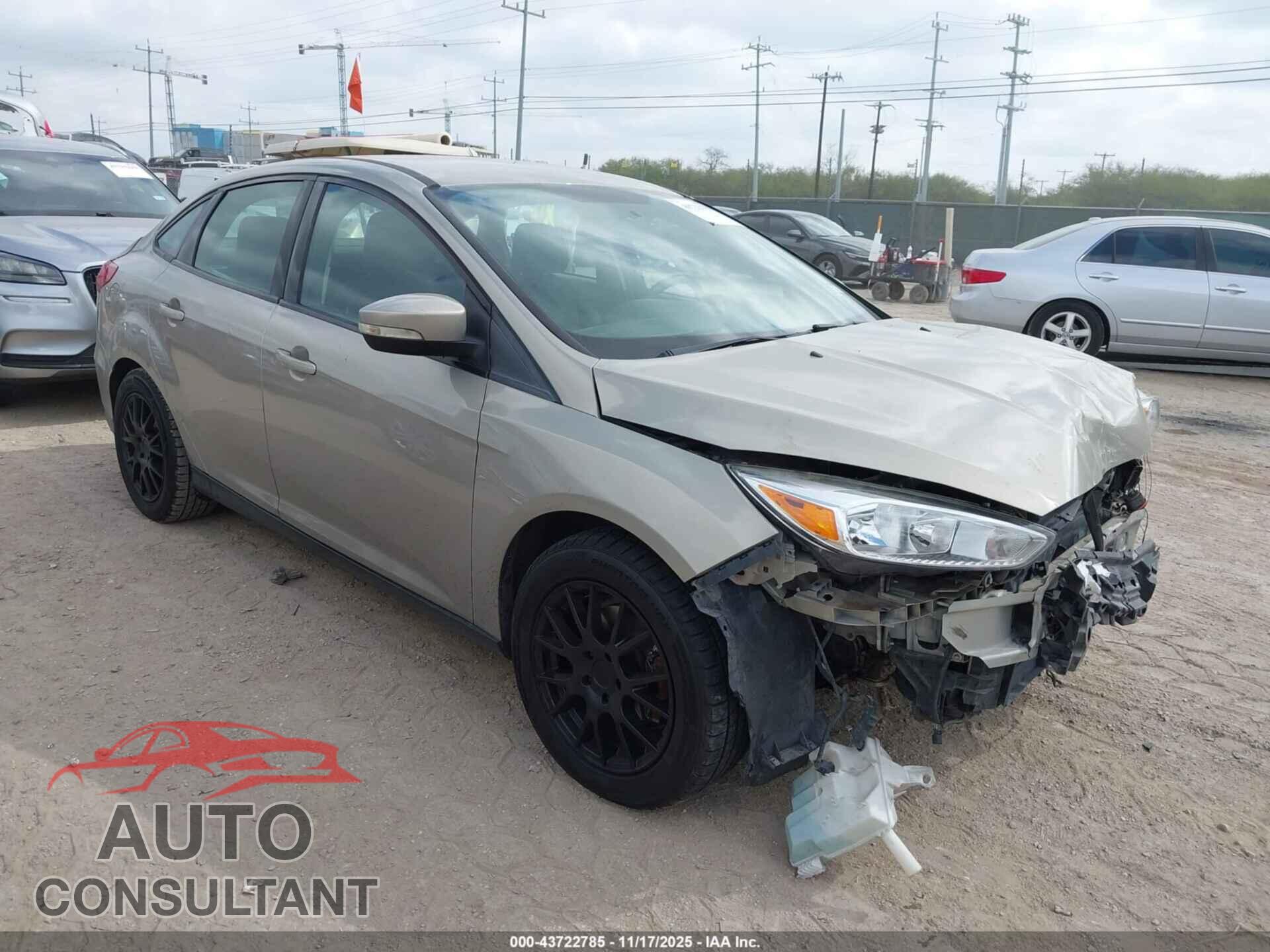 FORD FOCUS 2015 - 1FADP3F20FL335229