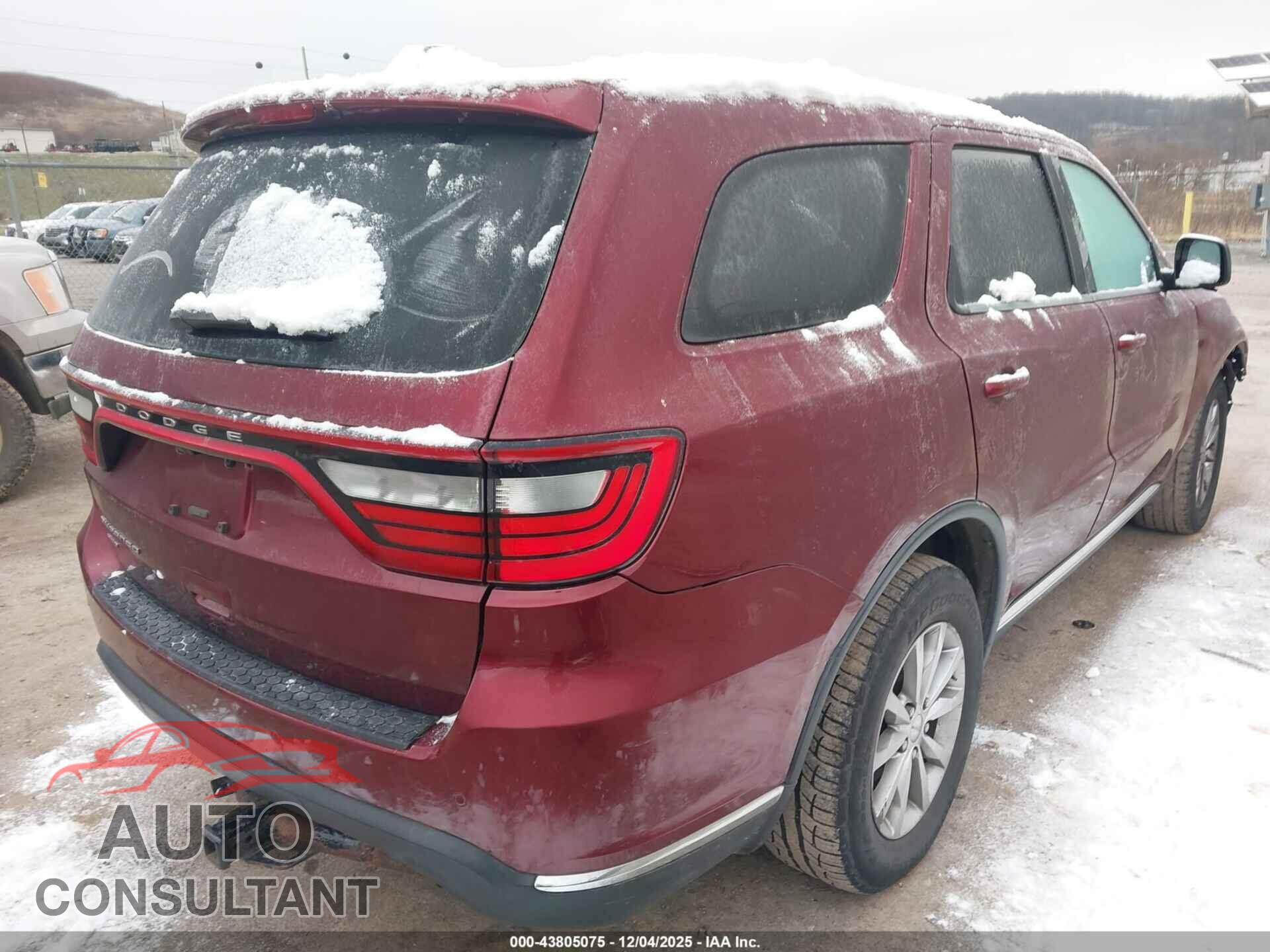 DODGE DURANGO 2016 - 1C4RDJAG0GC341176
