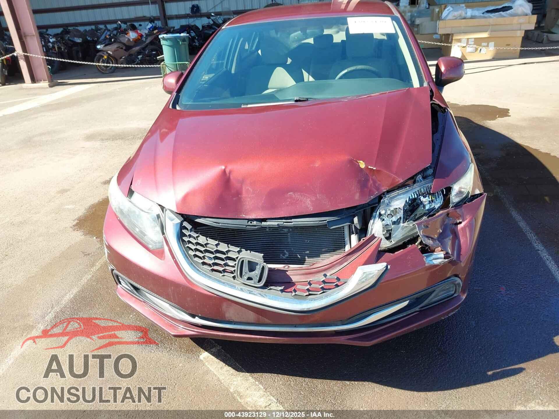 HONDA CIVIC 2013 - 2HGFB2F54DH510843