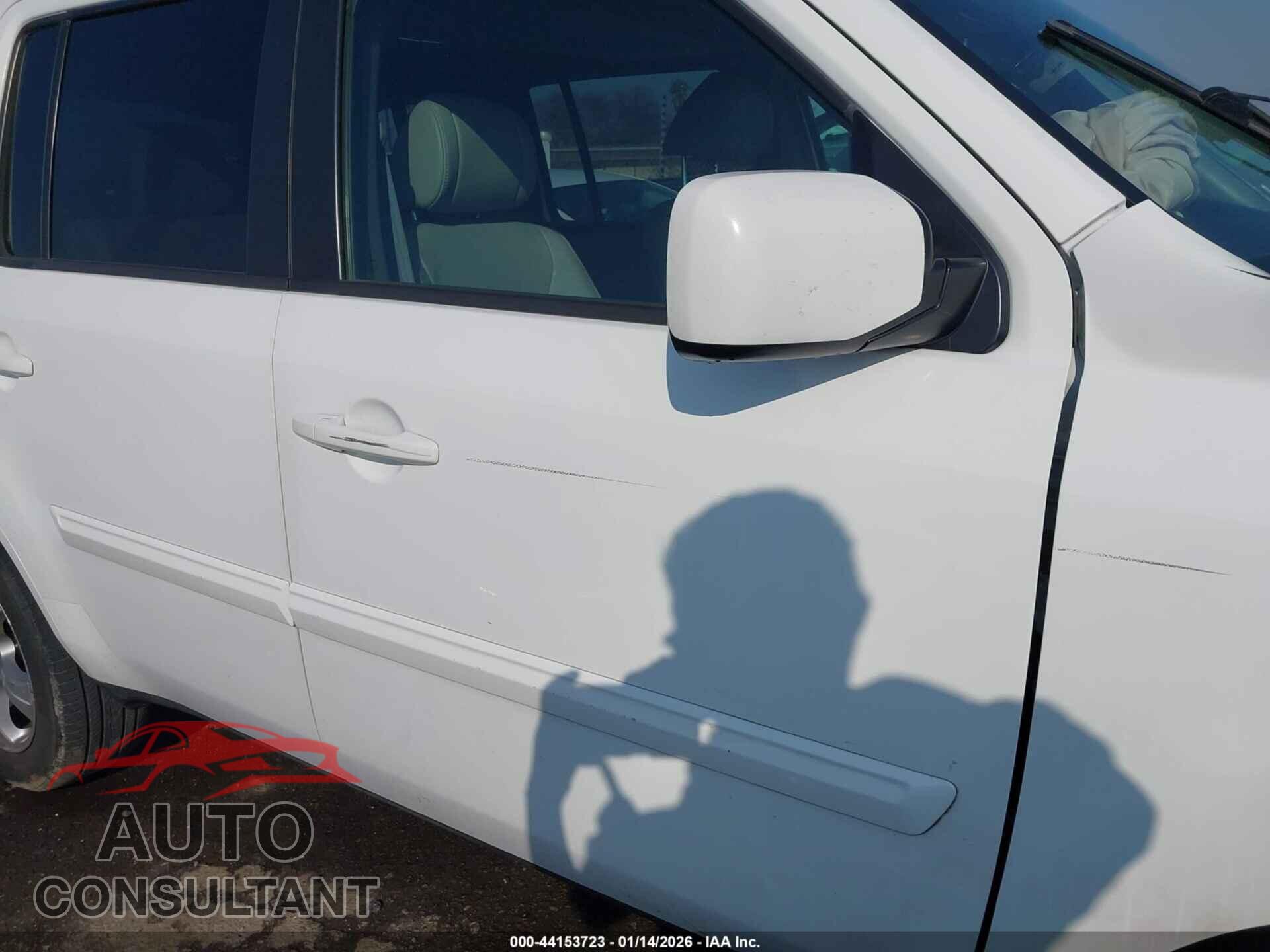 HONDA PILOT 2013 - 5FNYF3H70DB026691