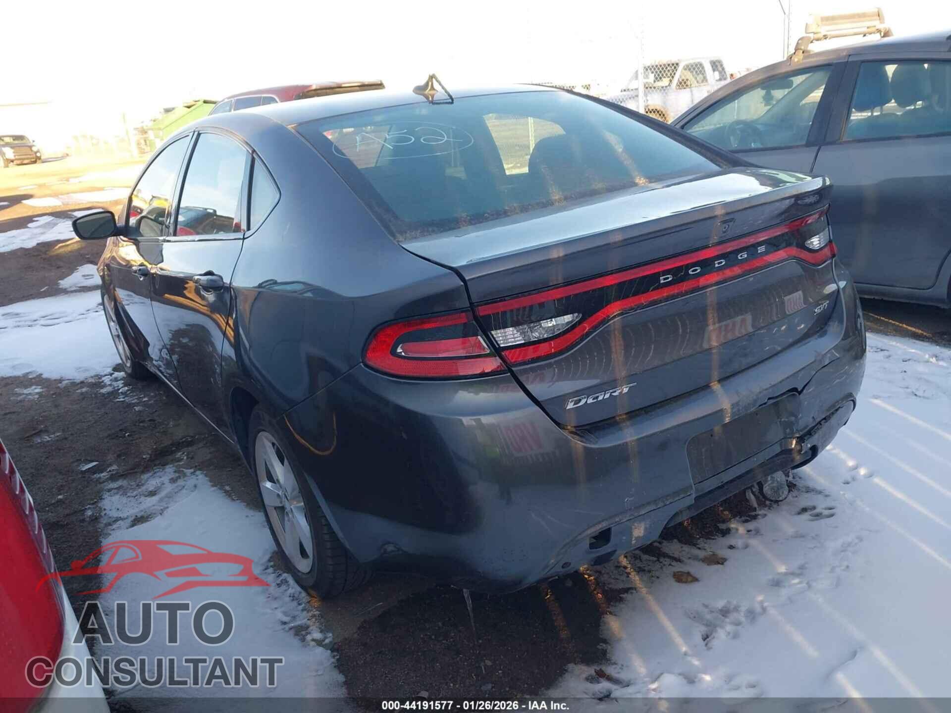 DODGE DART 2015 - 1C3CDFBBXFD439604