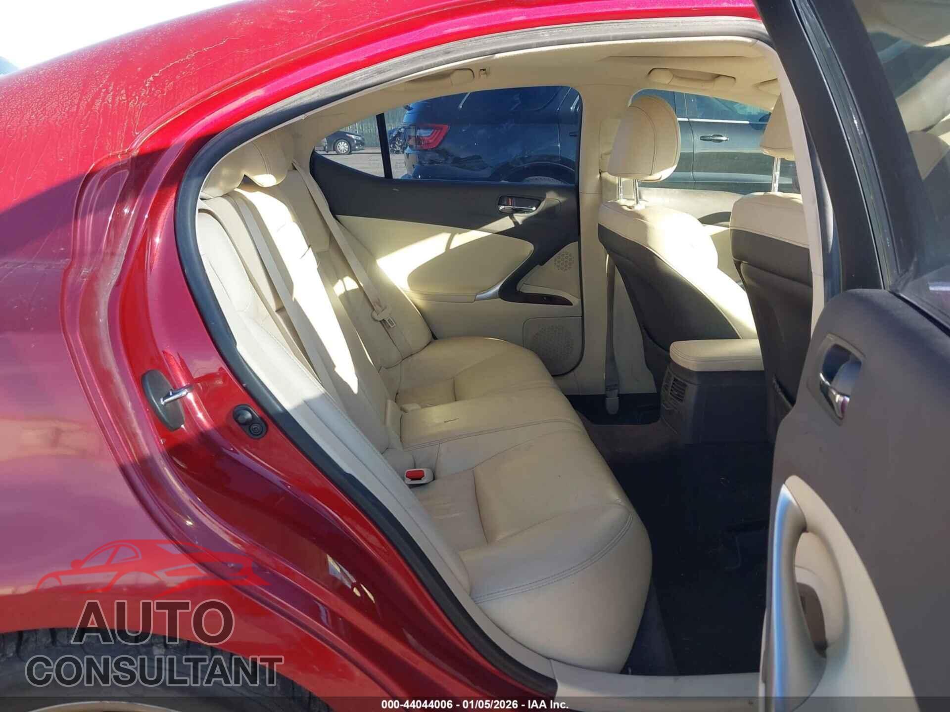 LEXUS IS 250 2011 - JTHBF5C28B5142991